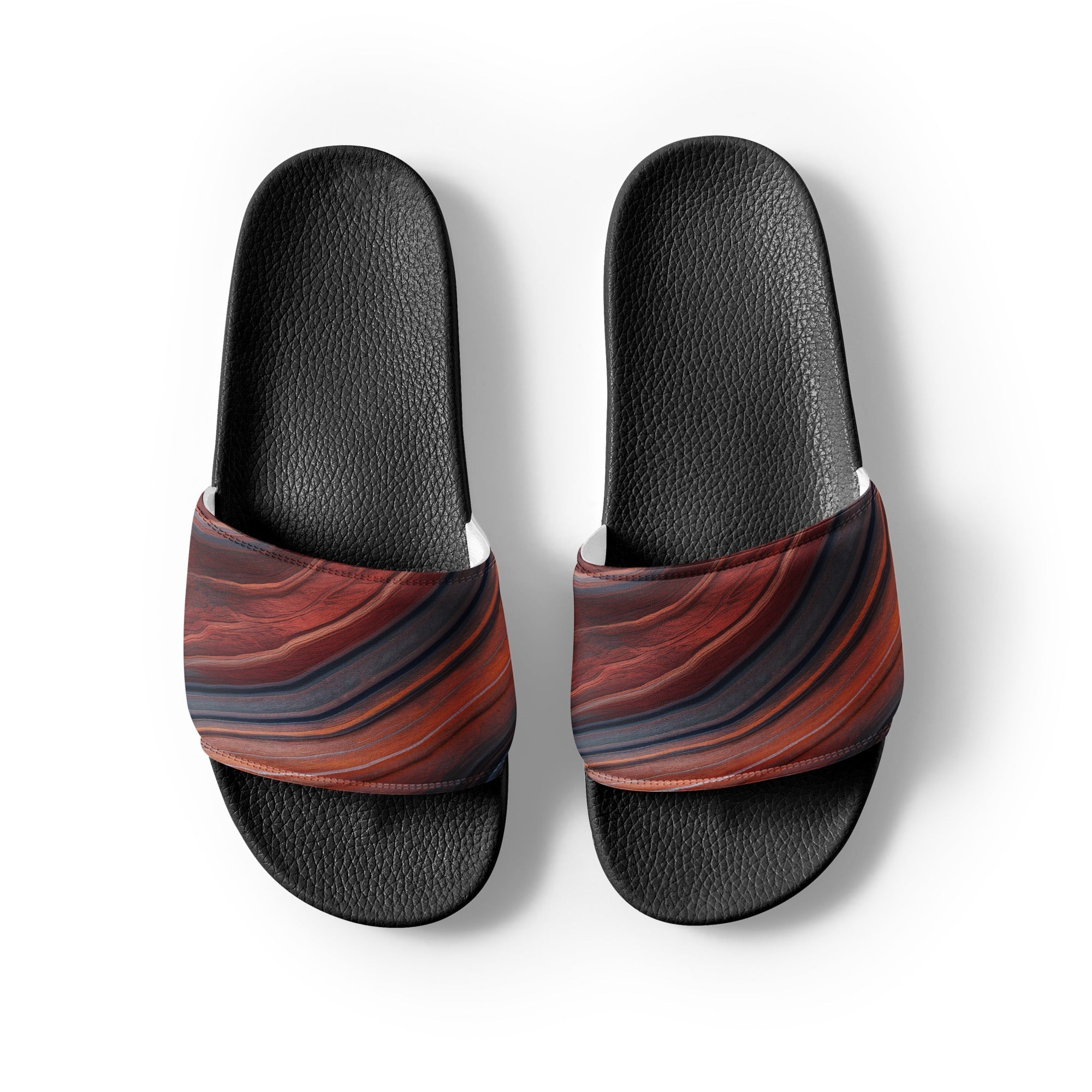 Geological-Inspired Men's Slides by Visual Verse - Image 2