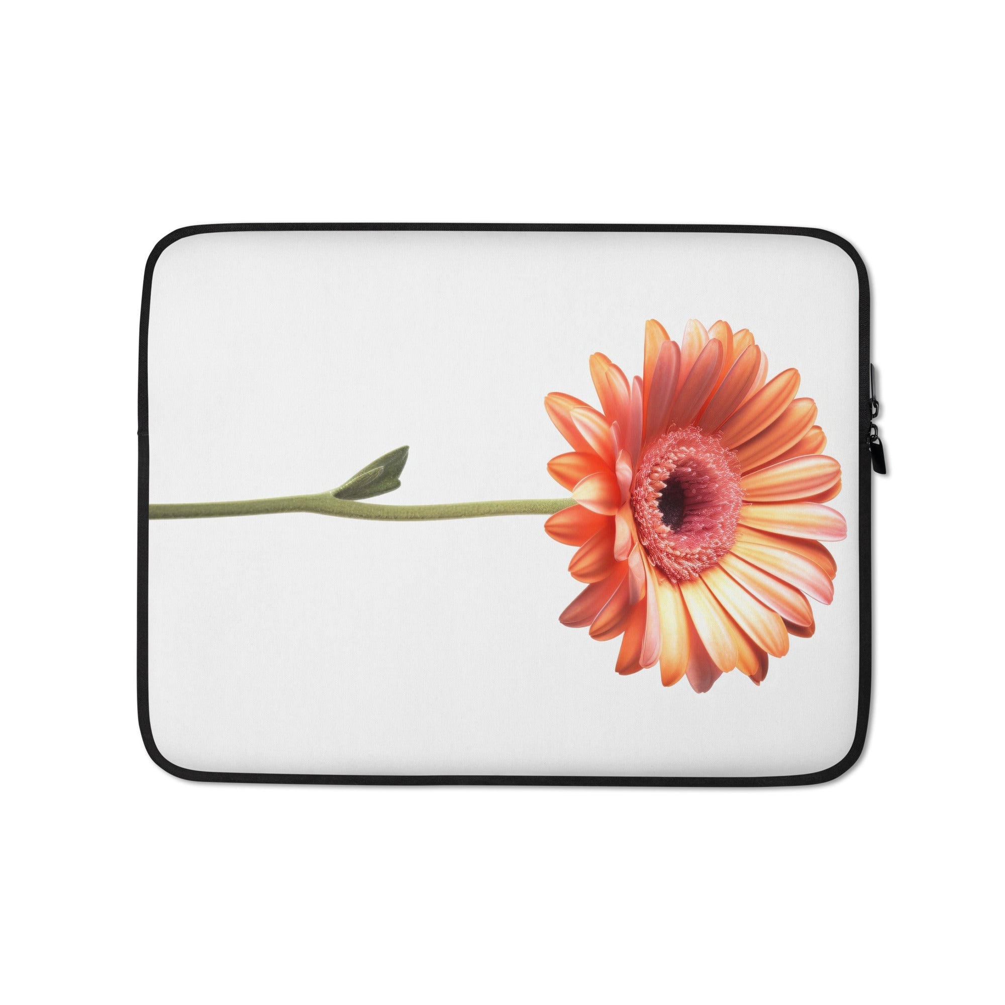 Gerbera Daisy Flower Laptop Sleeve by Visual Verse - Image 2