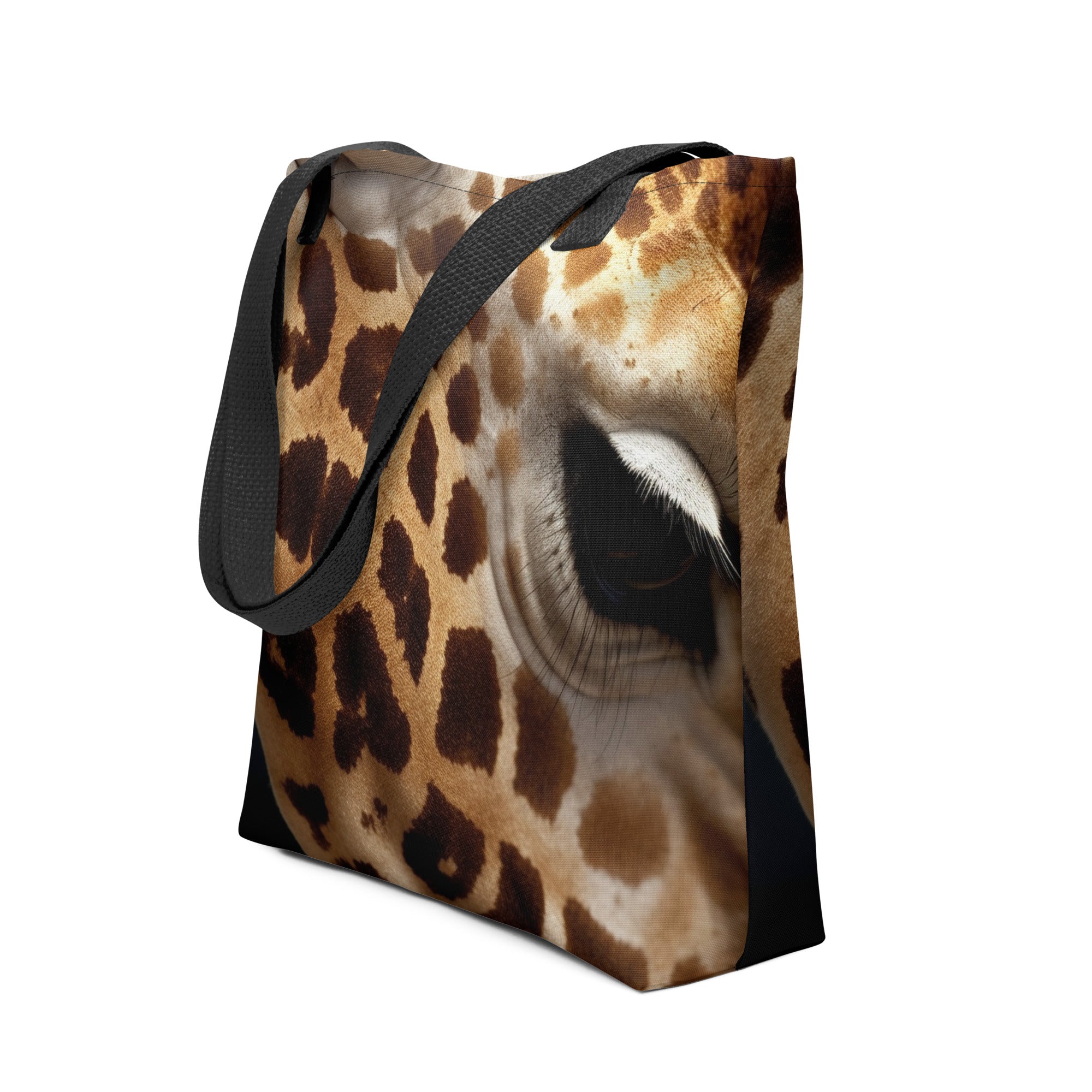 Giraffe Spots Tote Bag by Visual Verse - Image 1