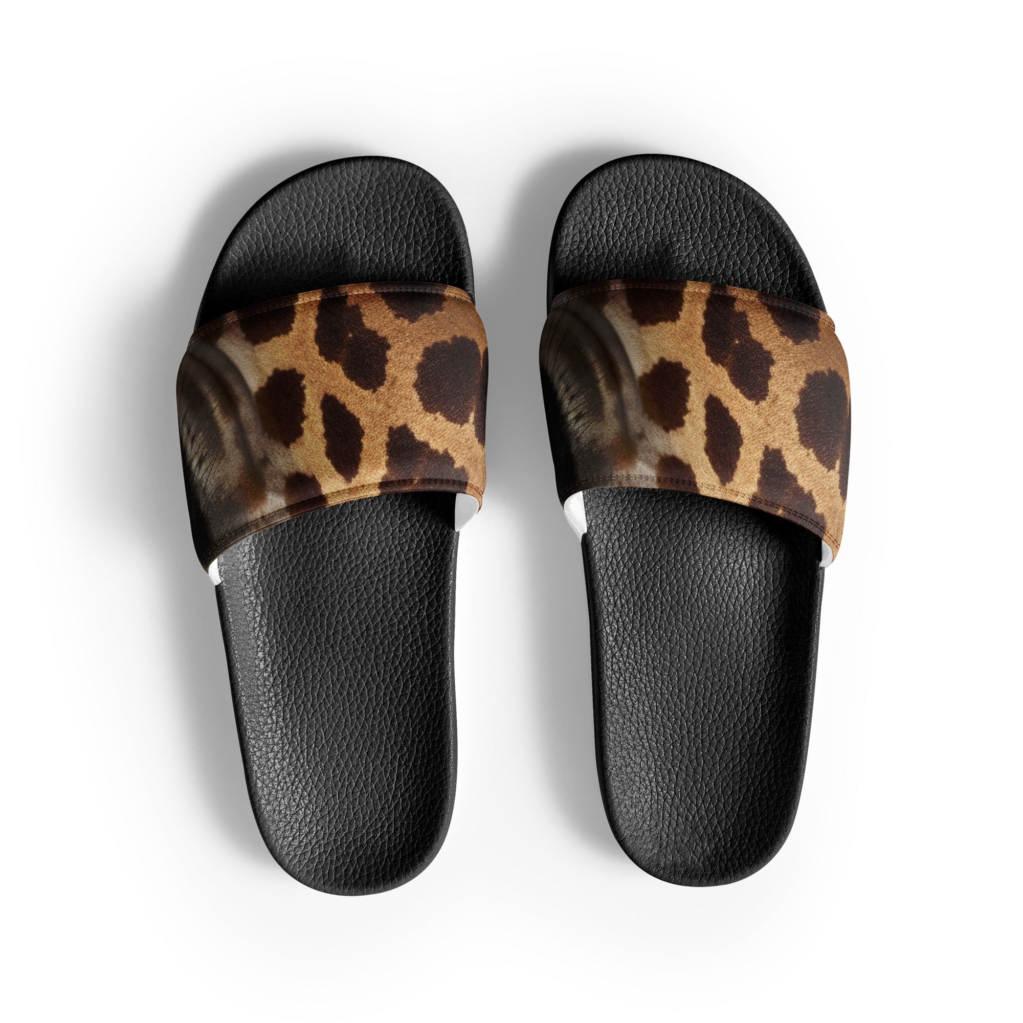 Giraffe Spots Women's Slides by Visual Verse - Image 1