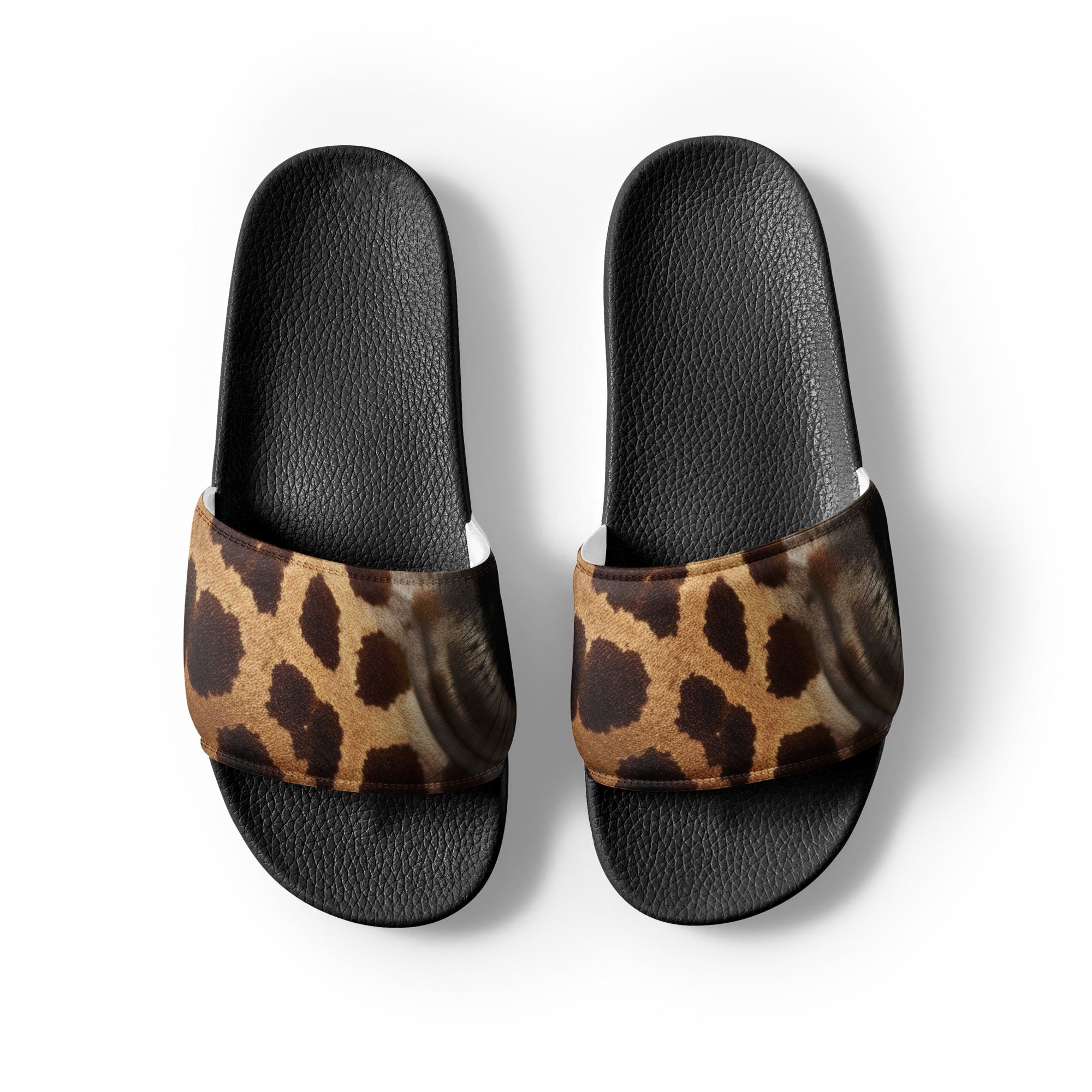 Giraffe Spots Women's Slides by Visual Verse - Image 2