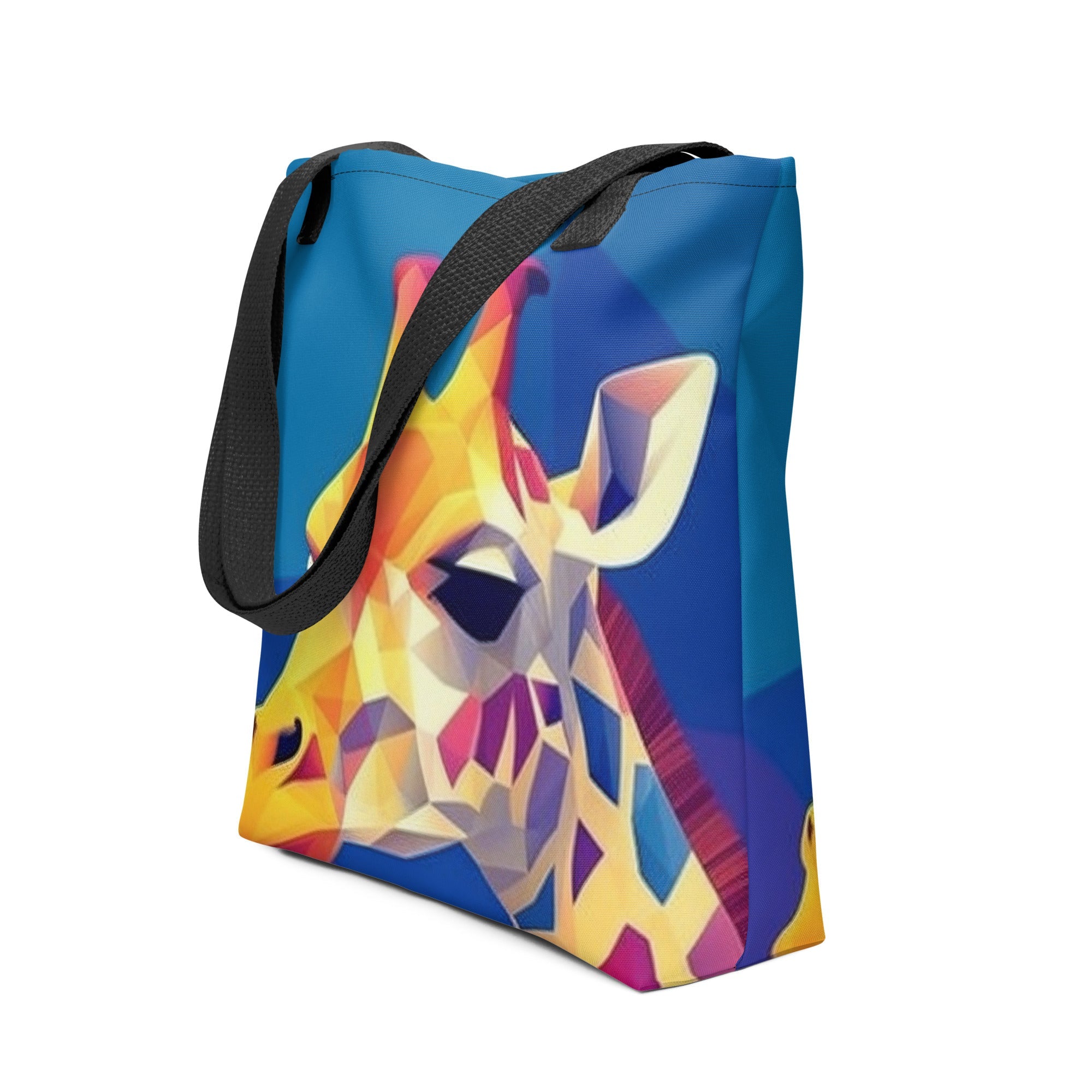 Giraffe Tote Bag by Visual Verse - Image 1