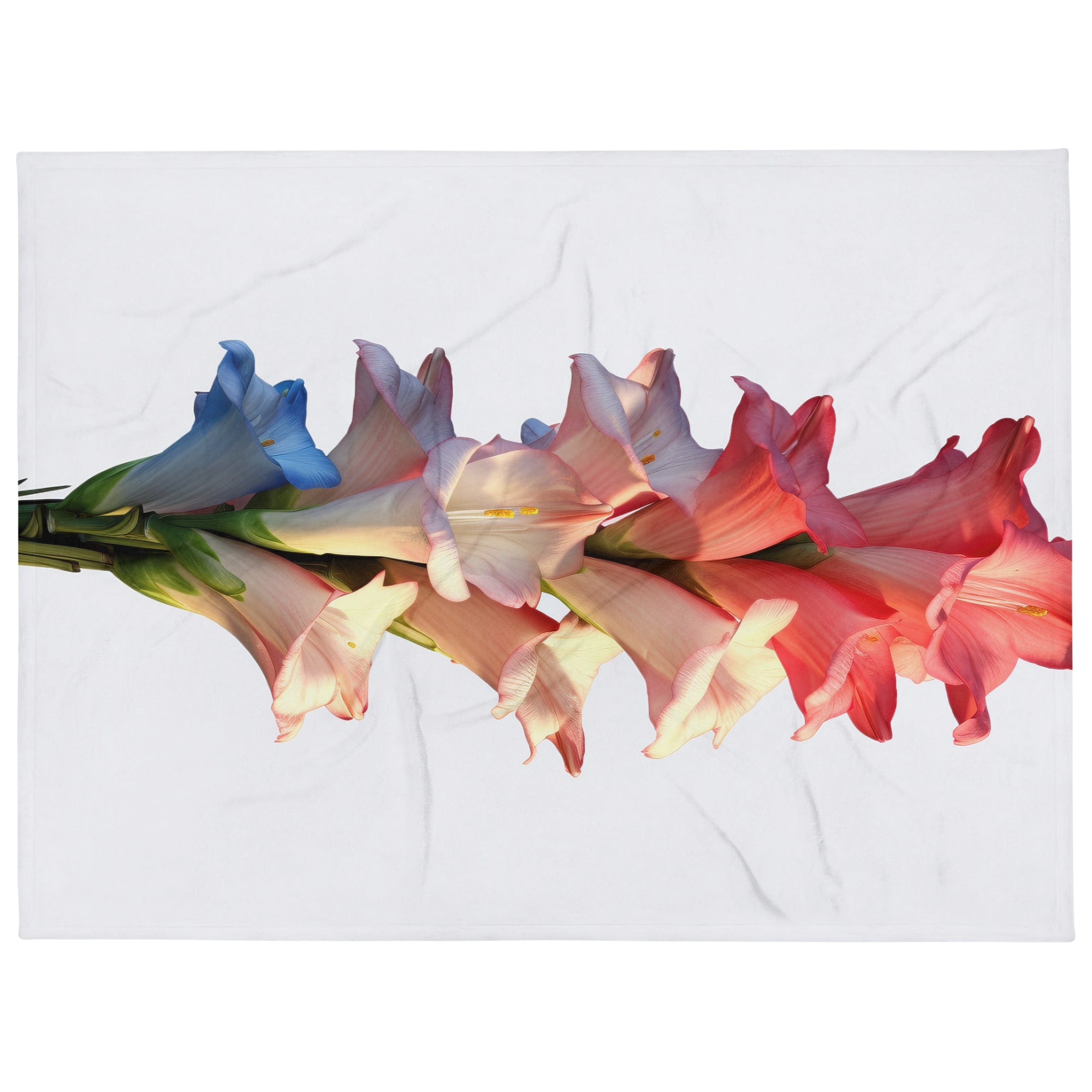 Gladiolus Flower Blanket by Visual Verse - Image 1