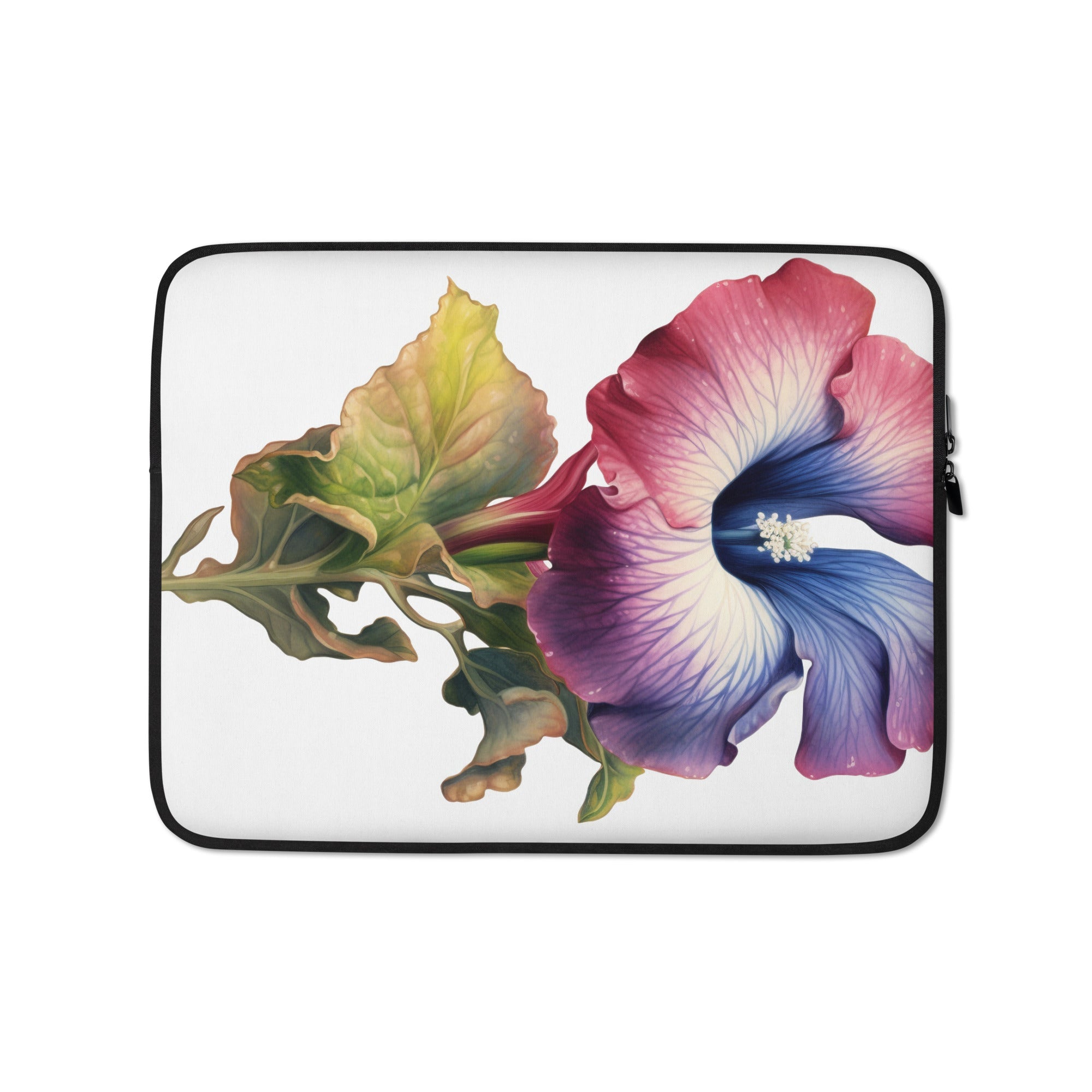 Gloxinia Flower Laptop Sleeve by Visual Verse - Image 2