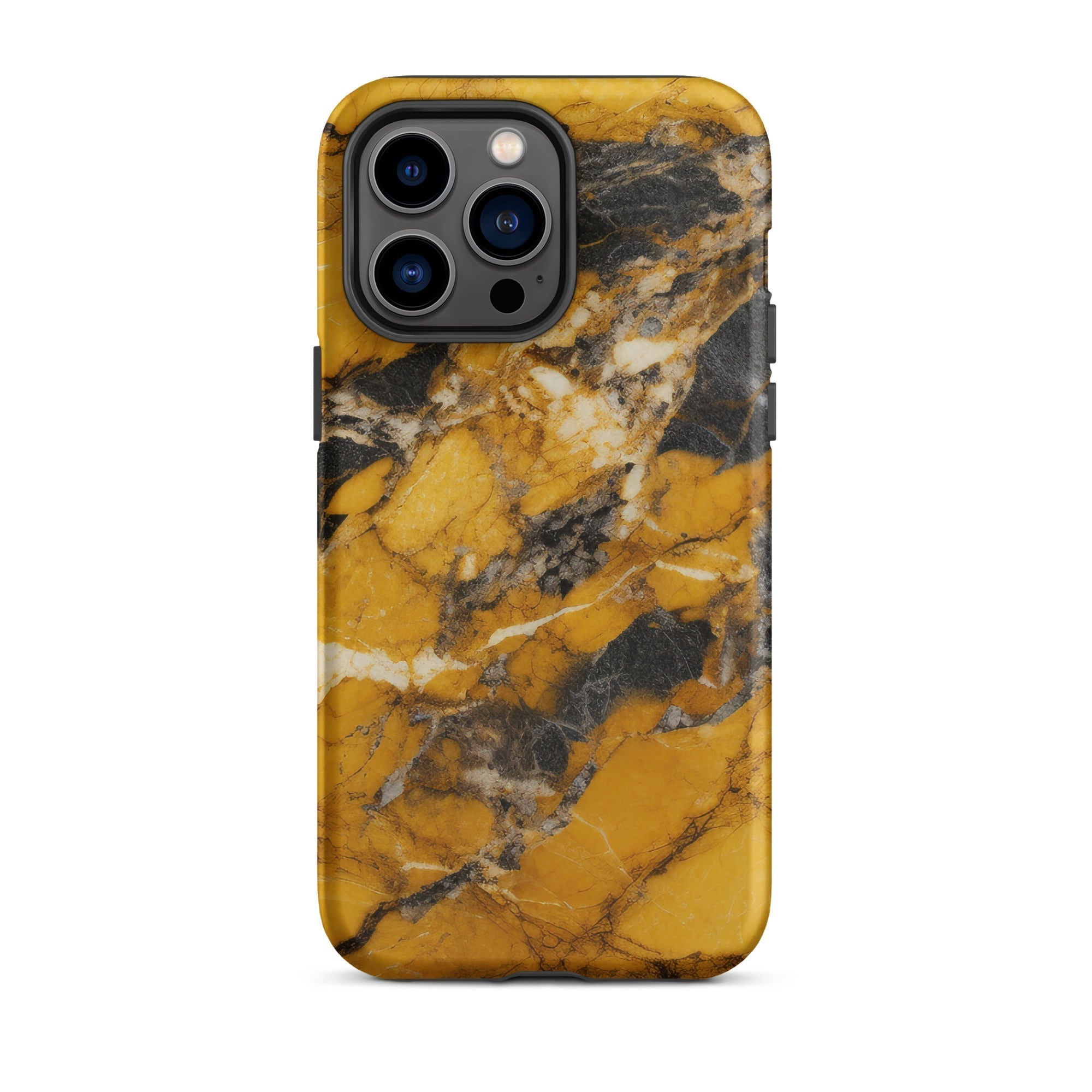 Gold Black Granite iPhone Case by Visual Verse - Image 30