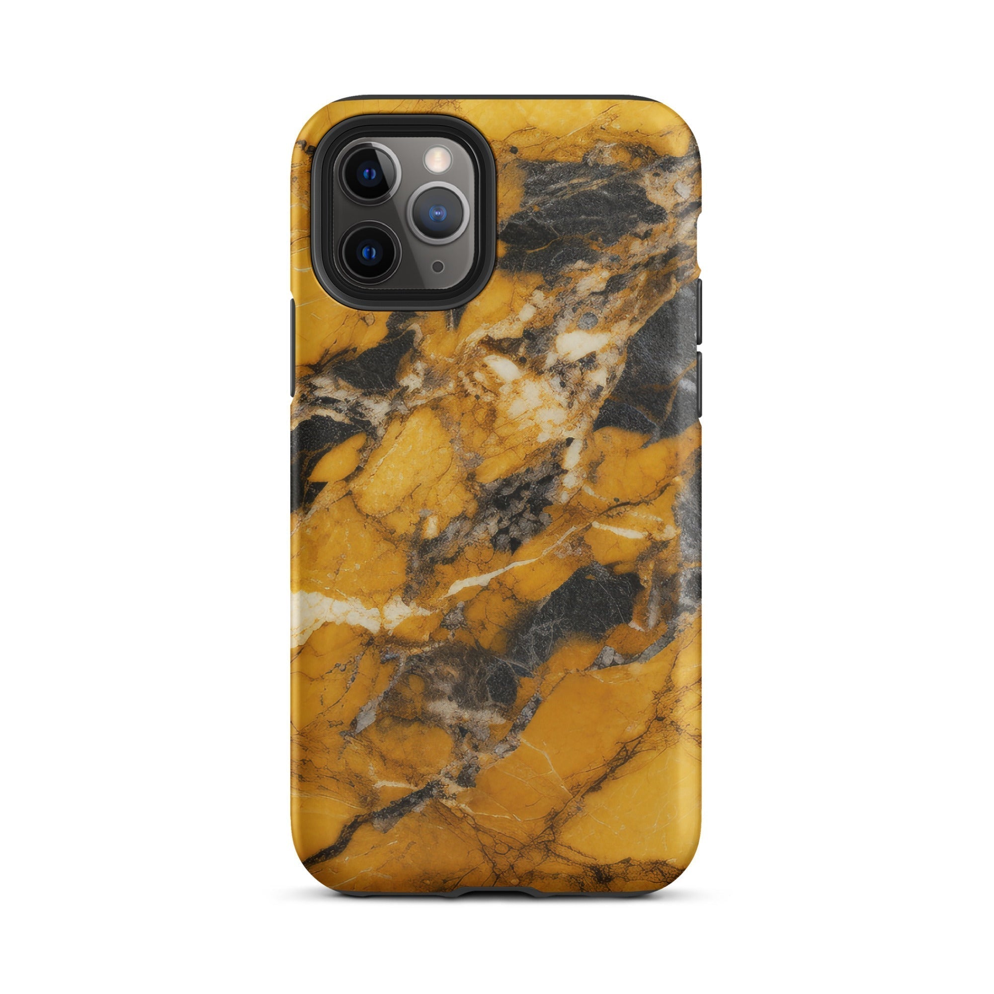 Gold Black Granite iPhone Case by Visual Verse - Image 4