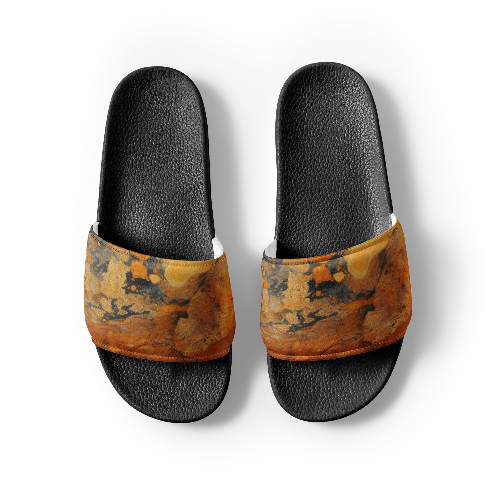 Golden Beach Women's Slides by Visual Verse - Image 2