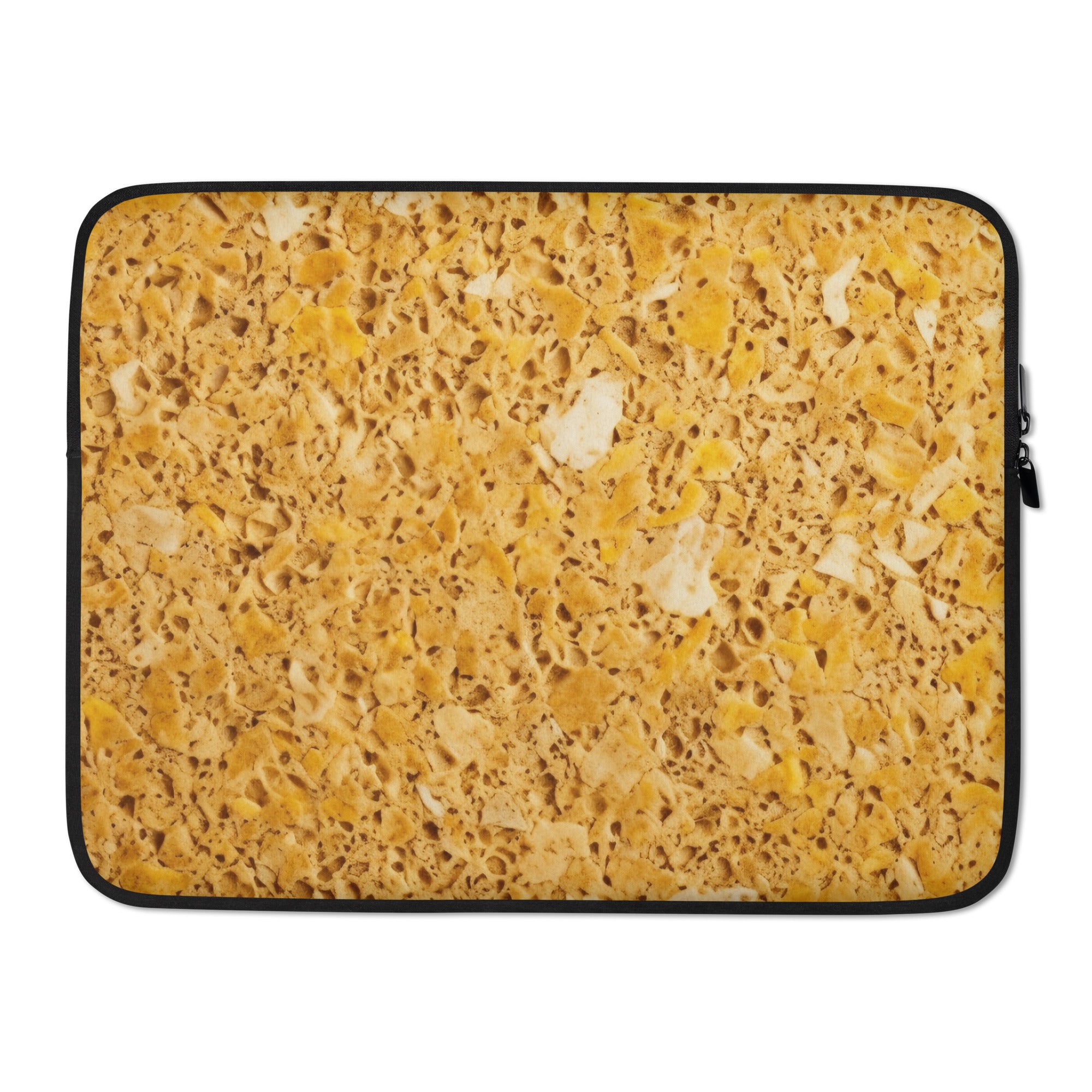 Golden Granite Laptop Sleeve by Visual Verse - Image 1