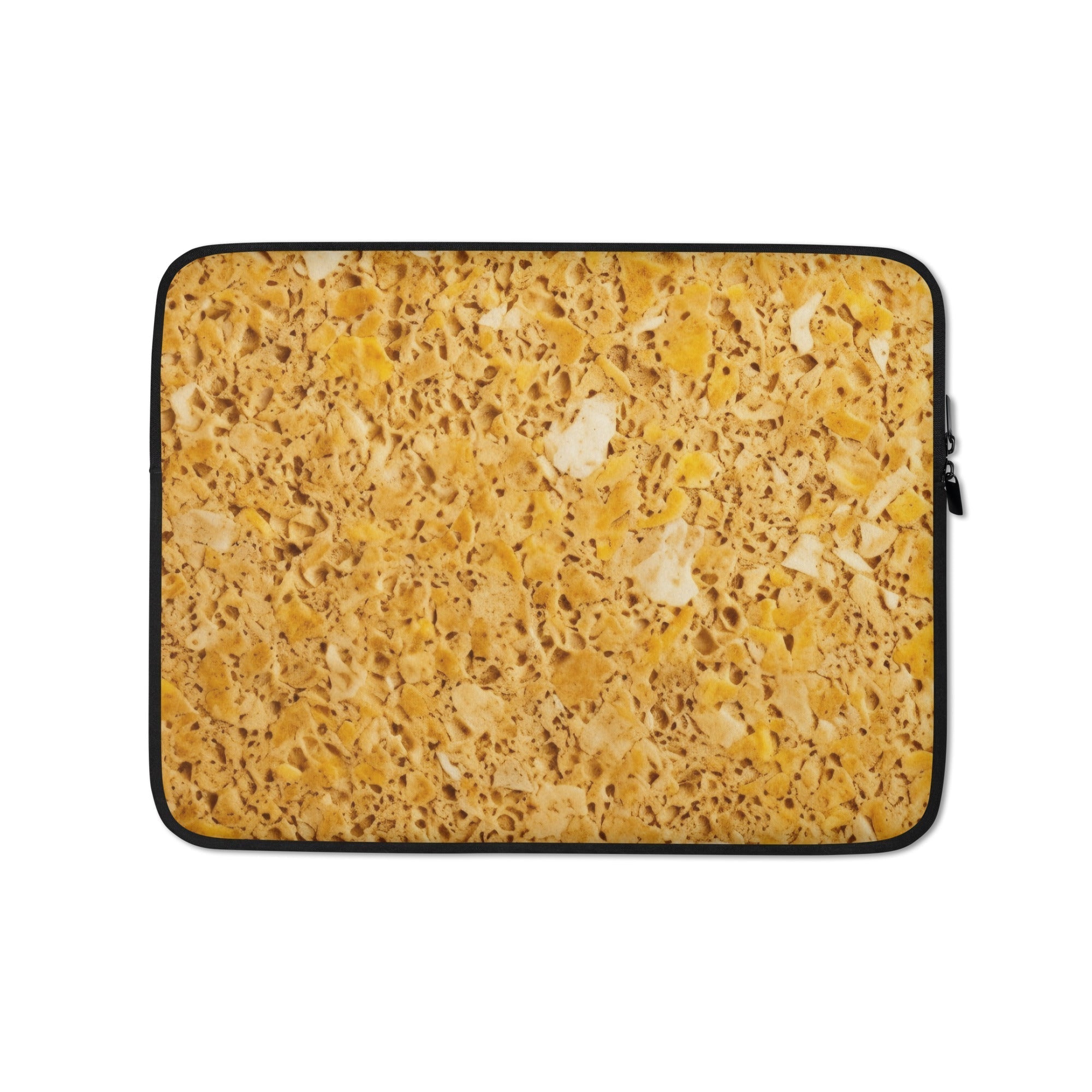 Golden Granite Laptop Sleeve by Visual Verse - Image 2