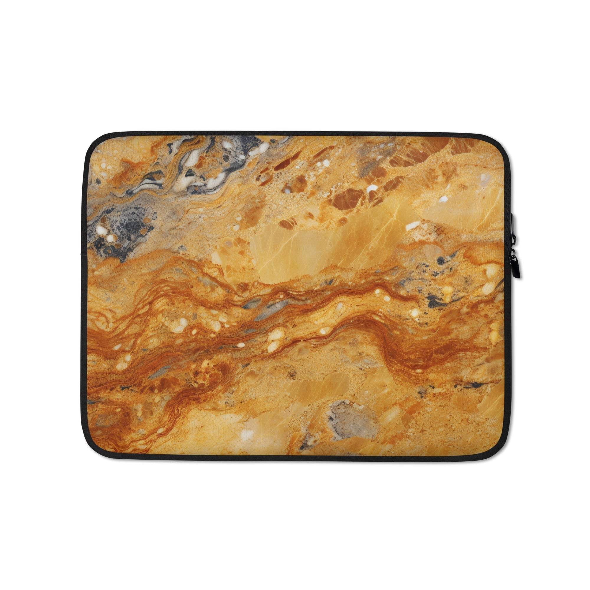 Golden Kashmir Laptop Sleeve by Visual Verse - Image 2