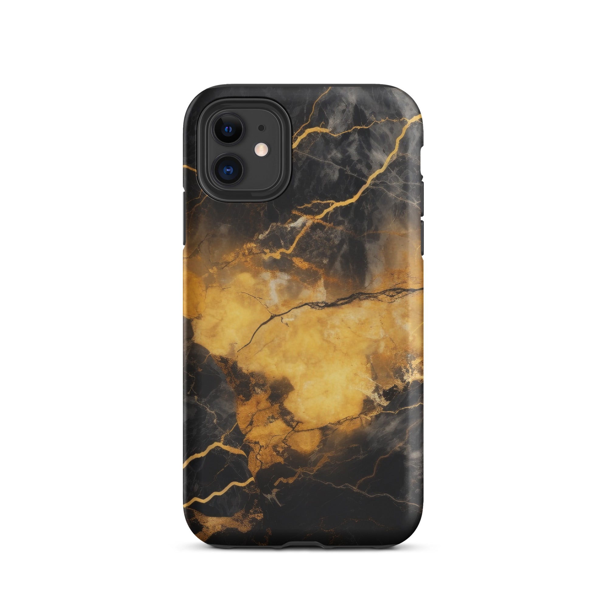 Golden Lightning iPhone Case by Visual Verse - Image 2