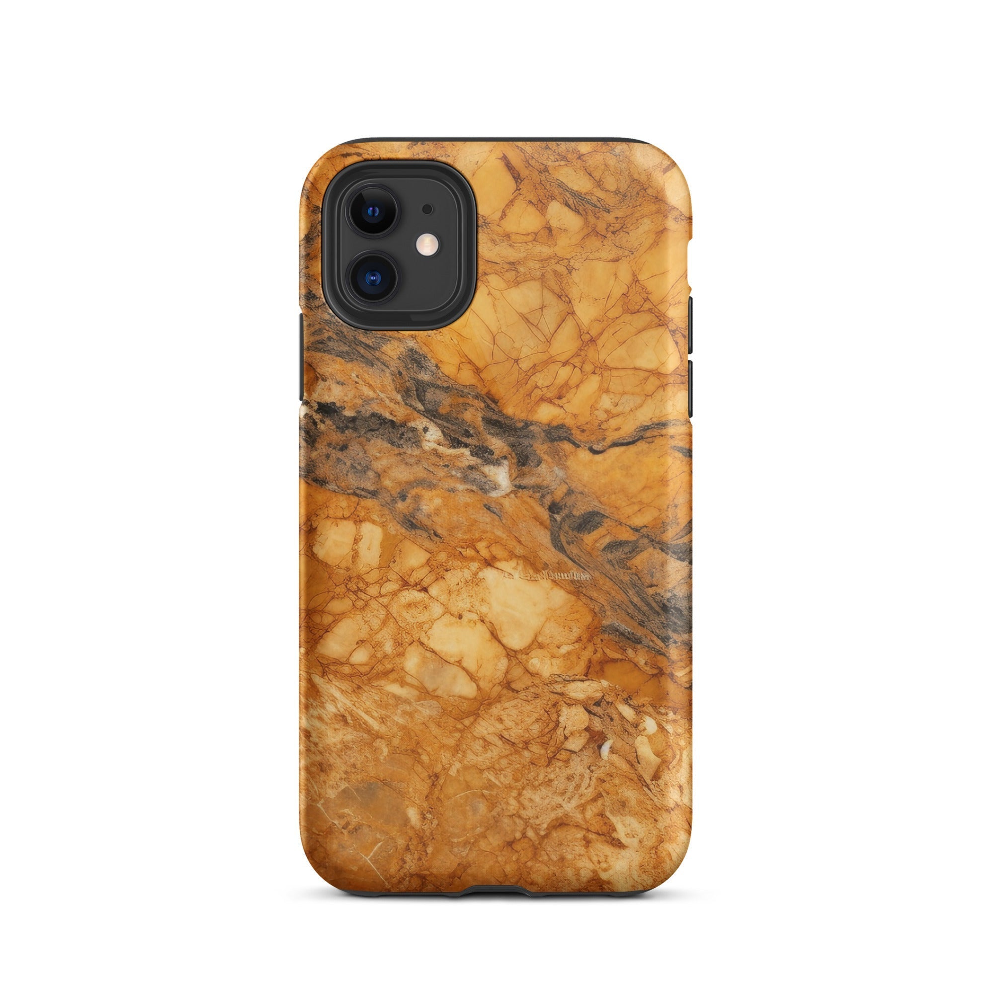 Golden Marble iPhone Case by Visual Verse - Image 1