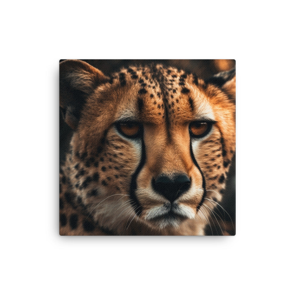 Graceful Cheetah Canvas Print by Visual Verse - Image 1