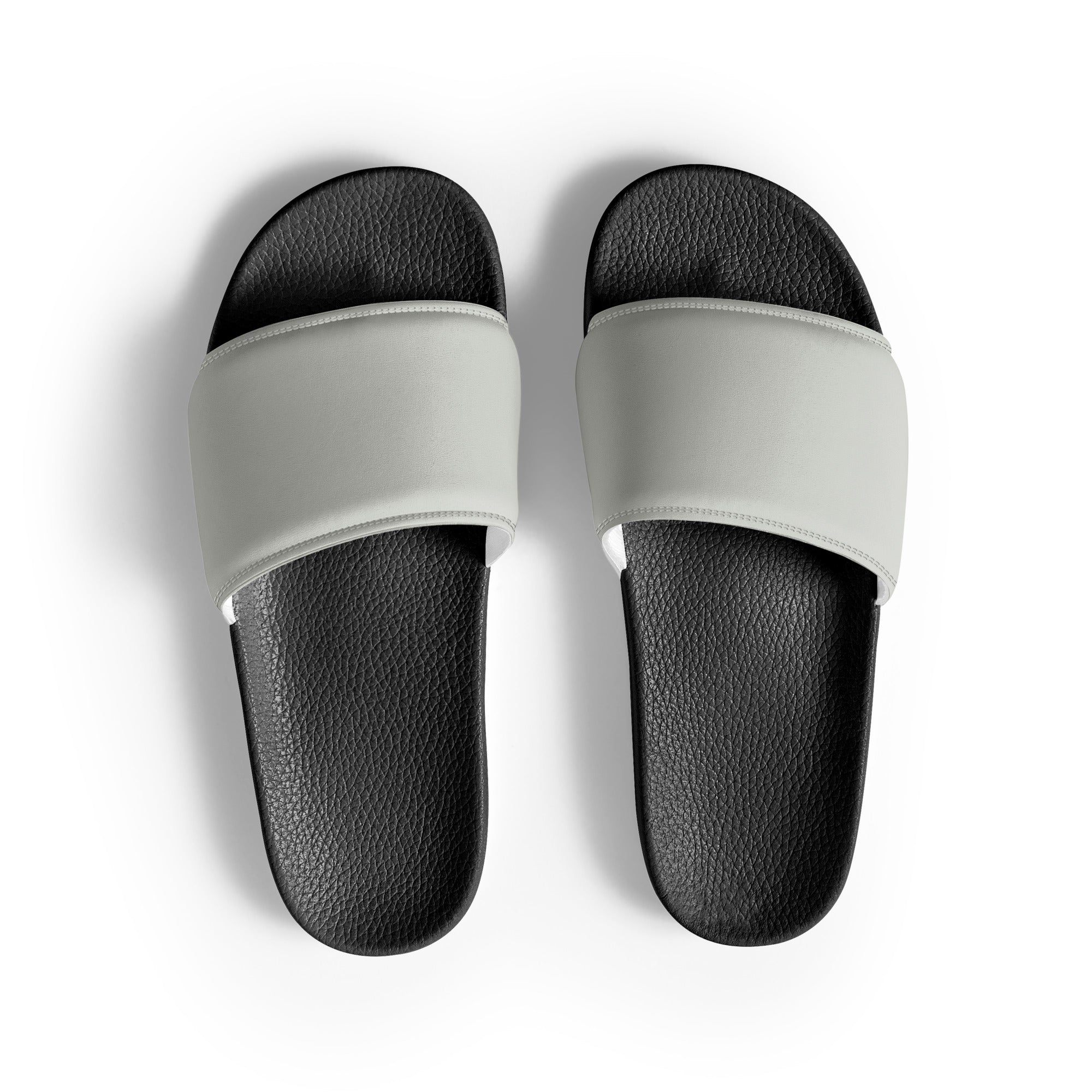 Gray Nurse Color Men's Slides by Visual Verse - Image 1