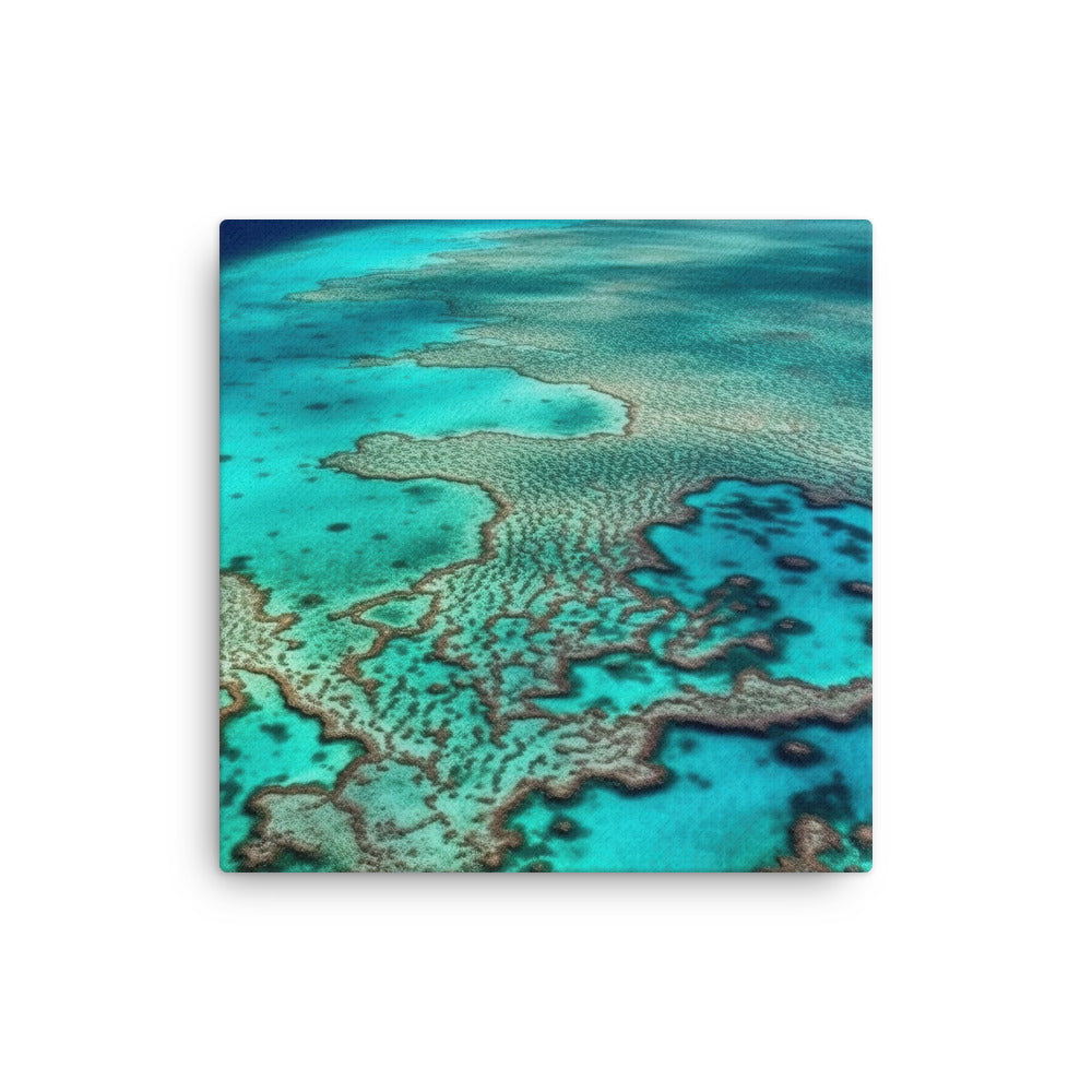 Great Barrier Reef Thin Canvas by Visual Verse - Image 1