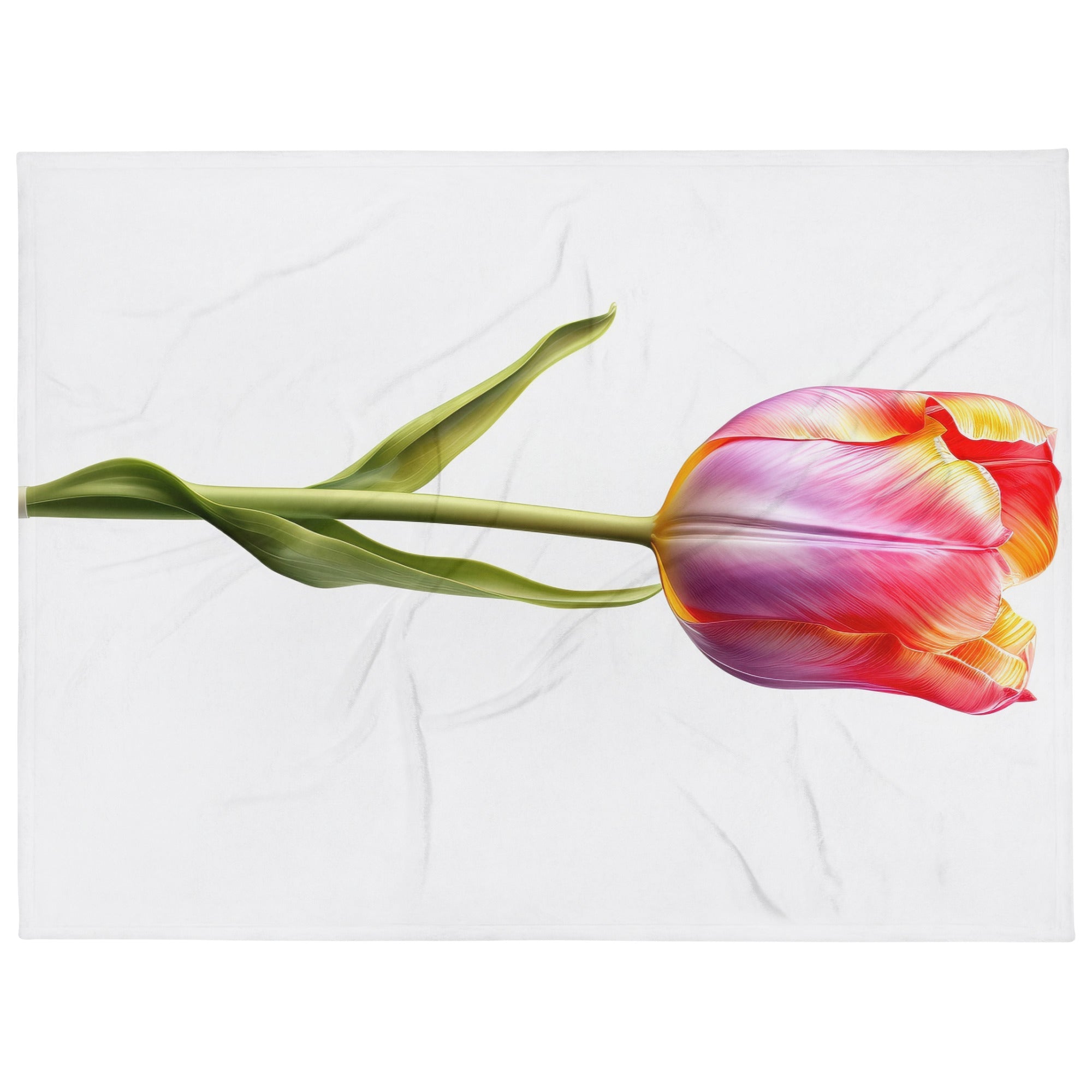 Growing Tulip Flower Blanket by Visual Verse - Image 1