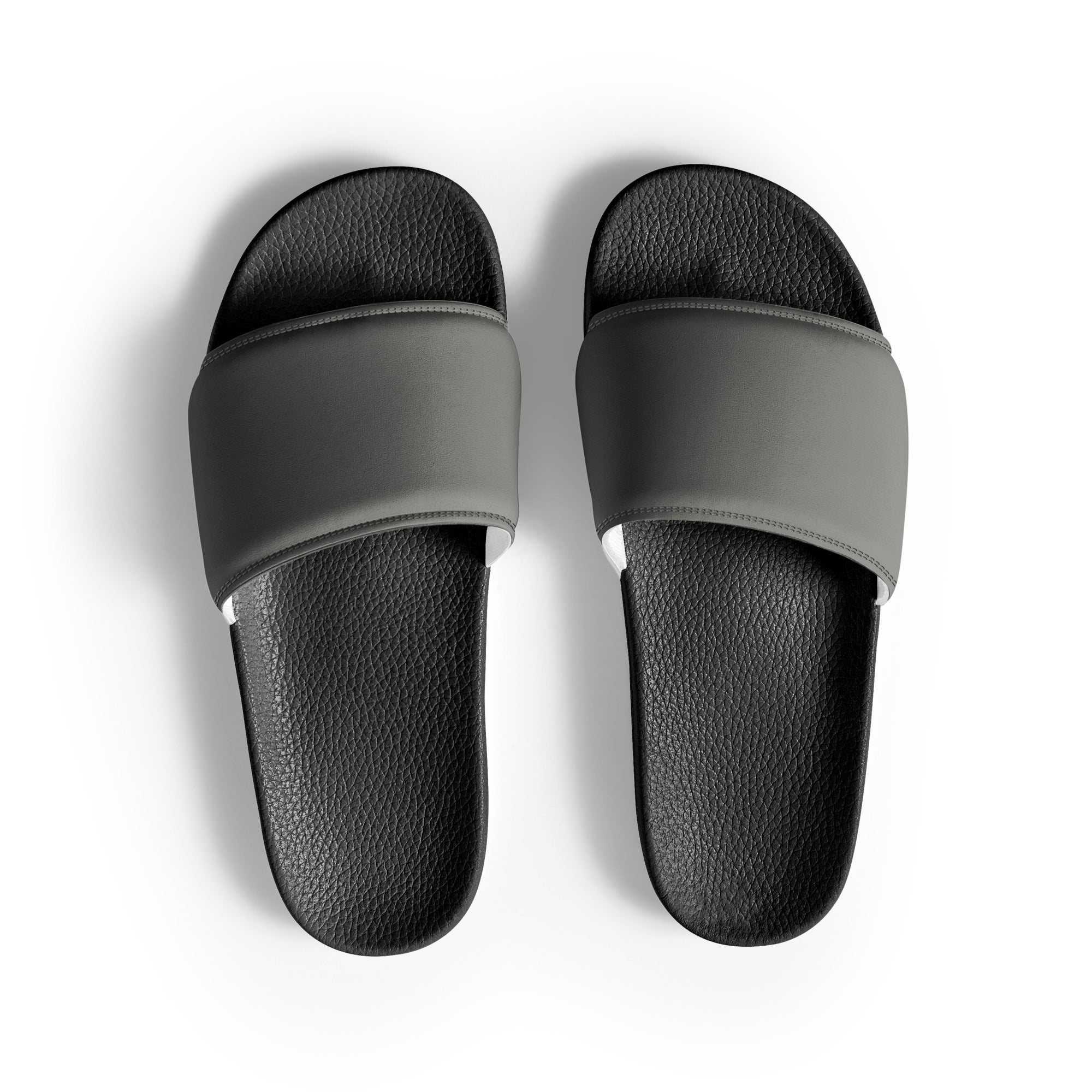 Gunsmoke Color Men's Slides by Visual Verse - Image 1