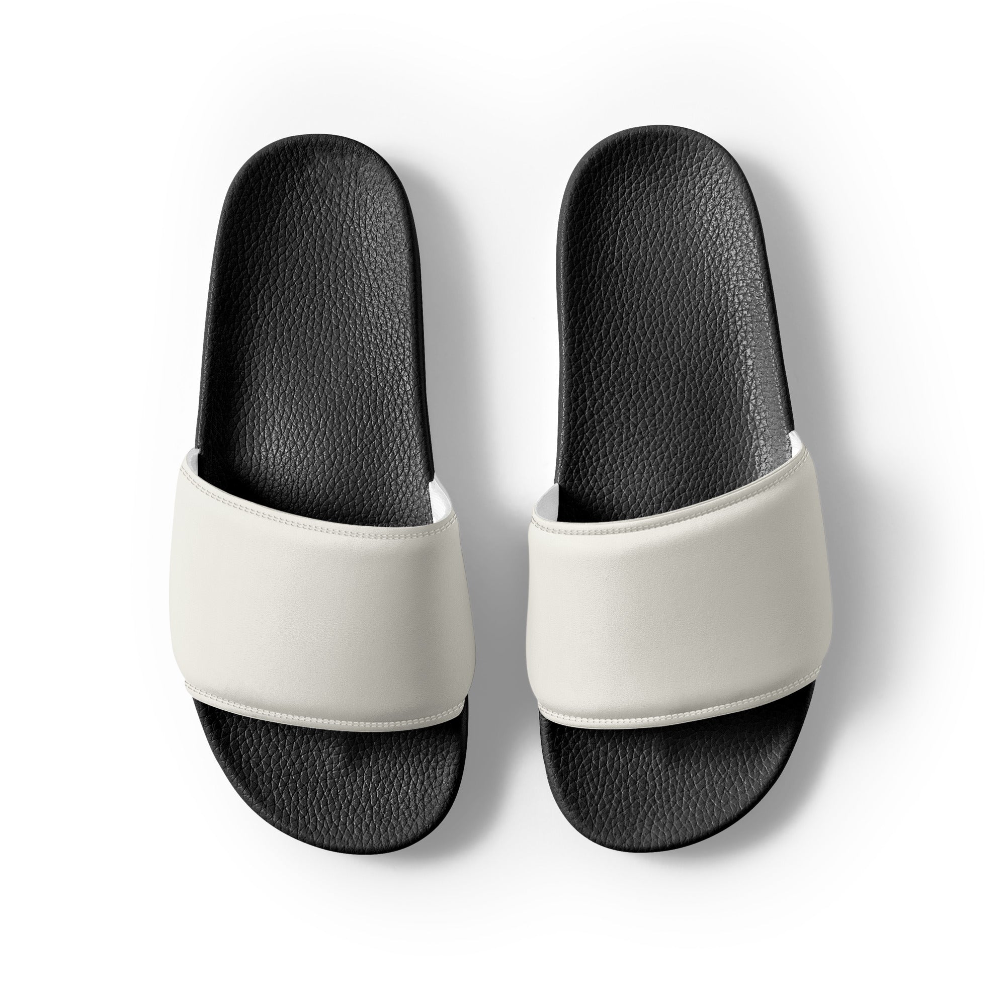 Half Rice Cake Color Men's Slides by Visual Verse - Image 2