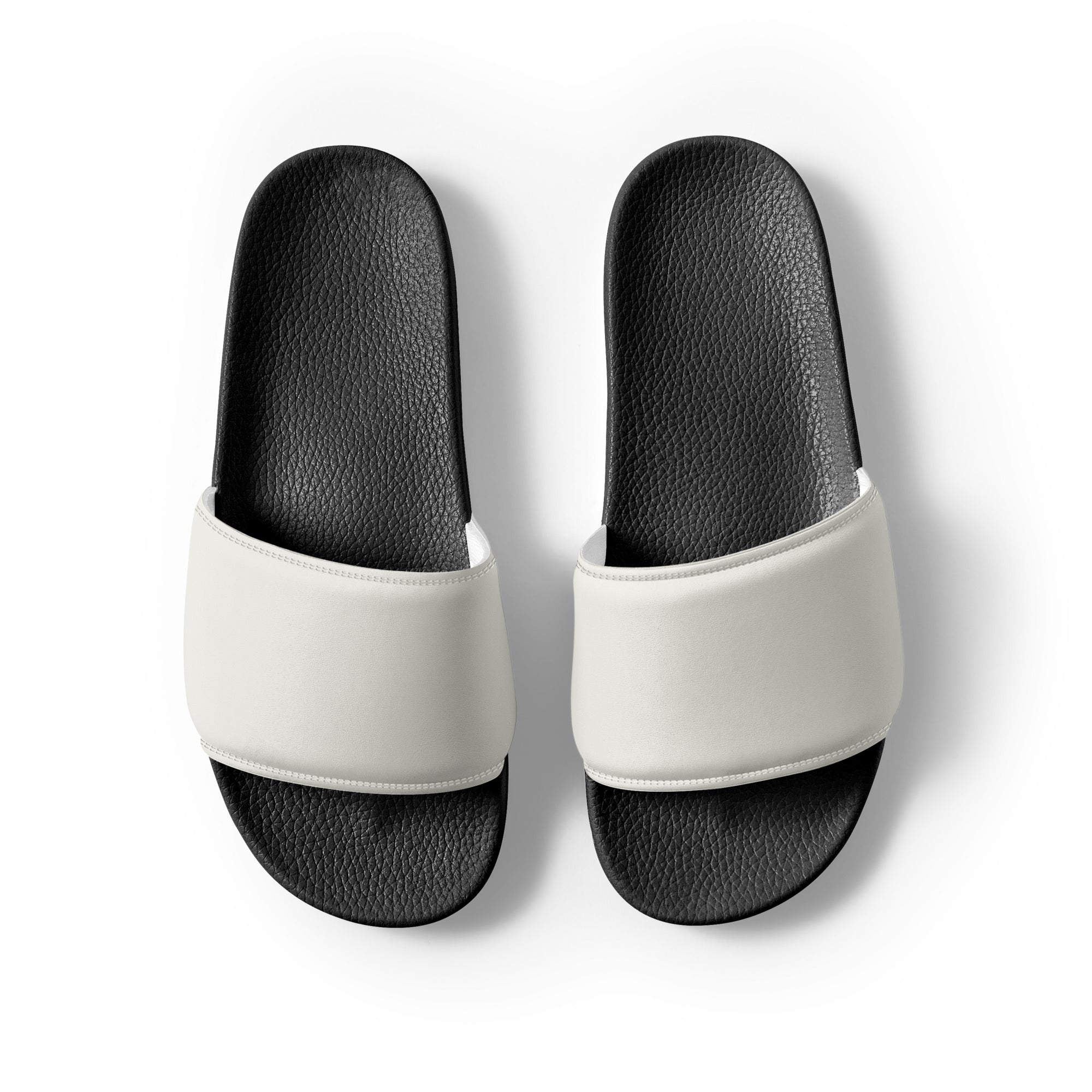 Half Sea Fog Color Men's Slides by Visual Verse - Image 2