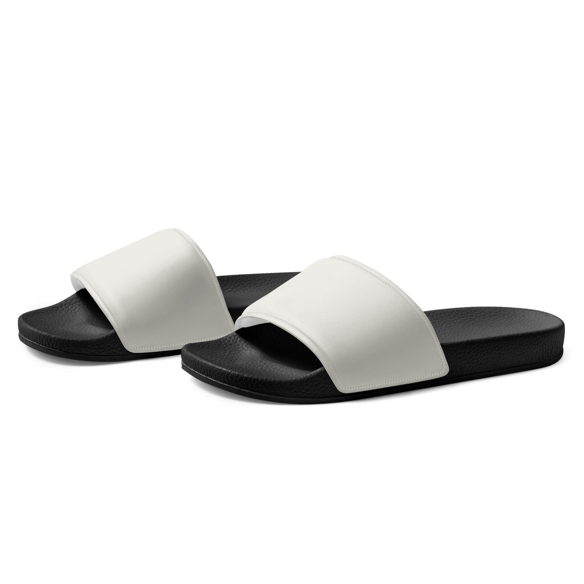 Half Sea Fog Color Men's Slides by Visual Verse - Image 3