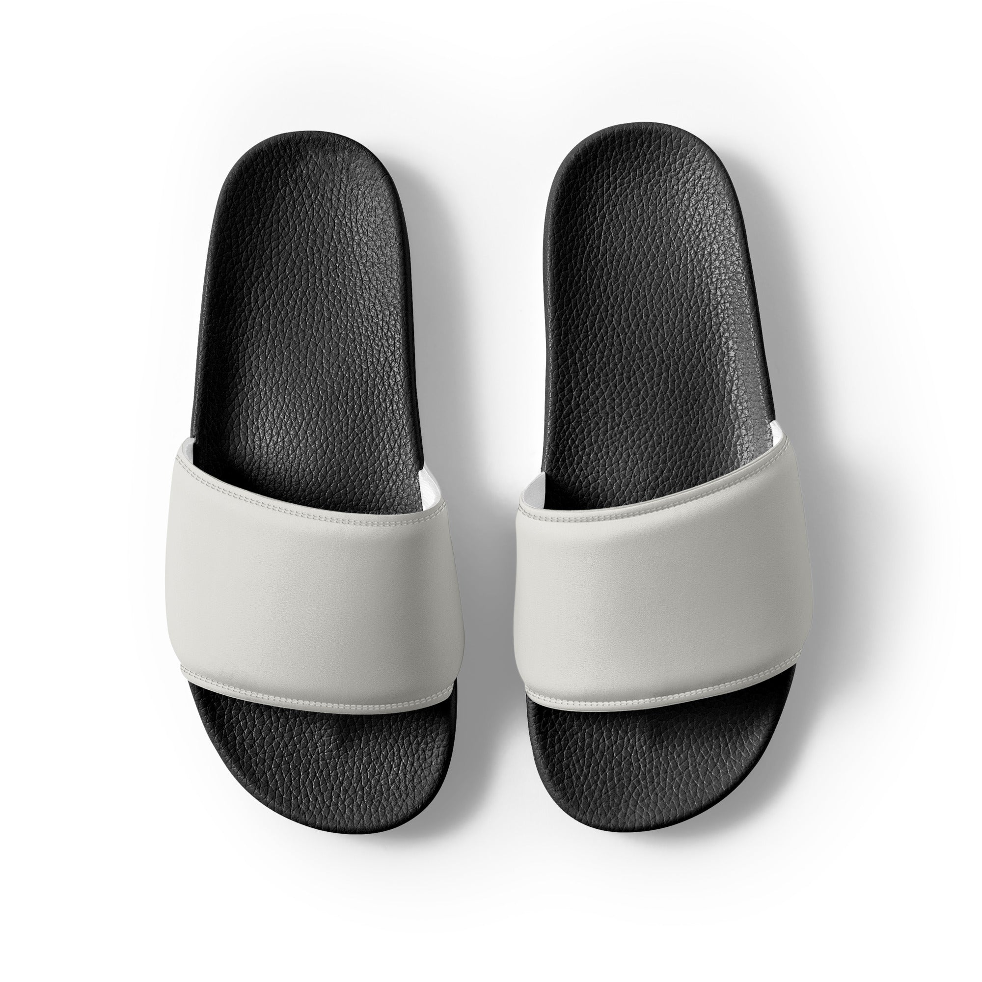 Half White Pointer Color Men's Slides by Visual Verse - Image 2