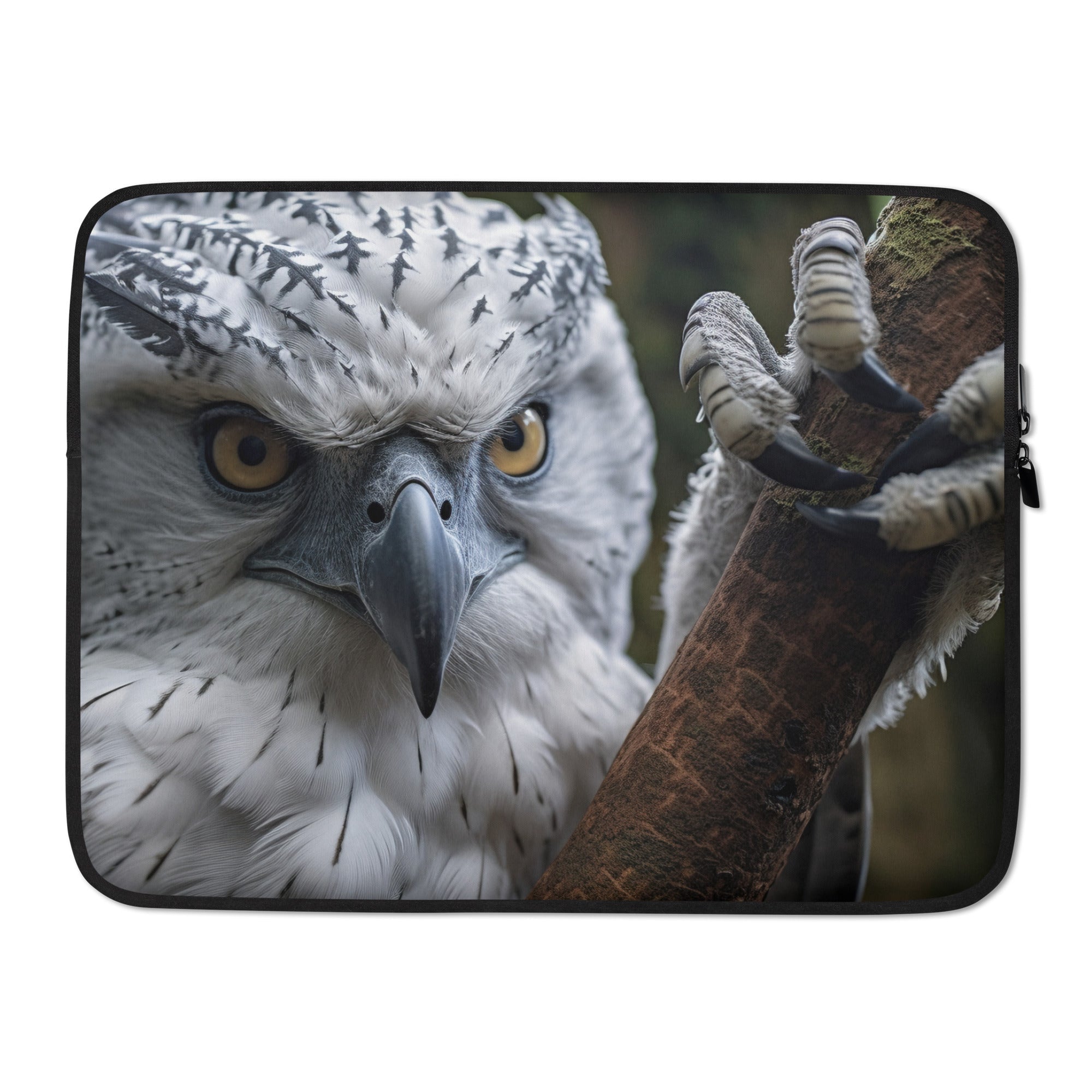 Harpy Eagle Talons Laptop Sleeve by Visual Verse - Image 1