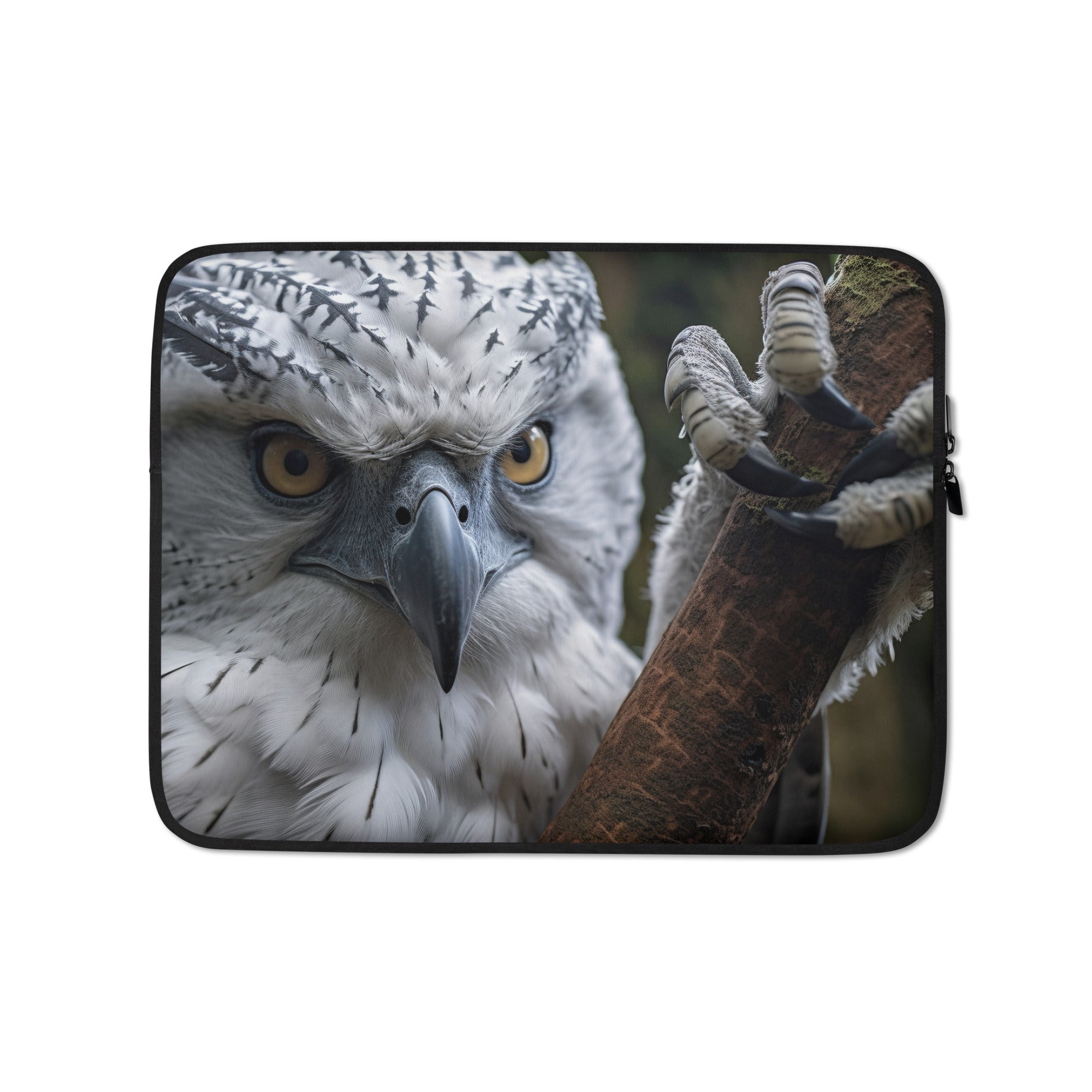 Harpy Eagle Talons Laptop Sleeve by Visual Verse - Image 2