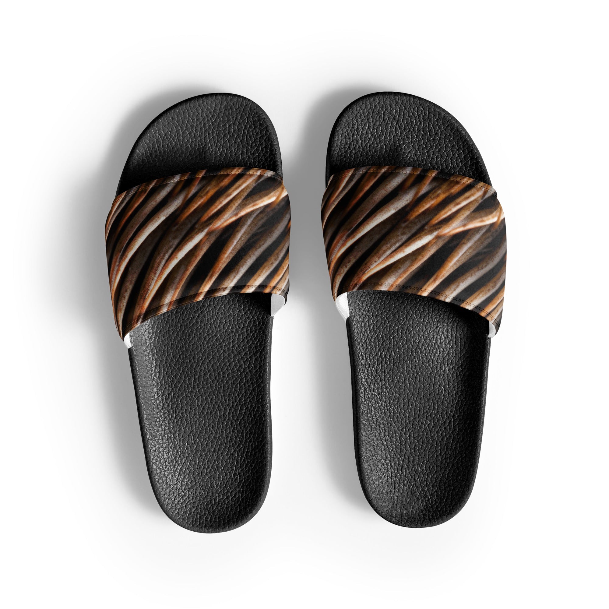 Hedgehog Quills Men's Slides by Visual Verse - Image 1