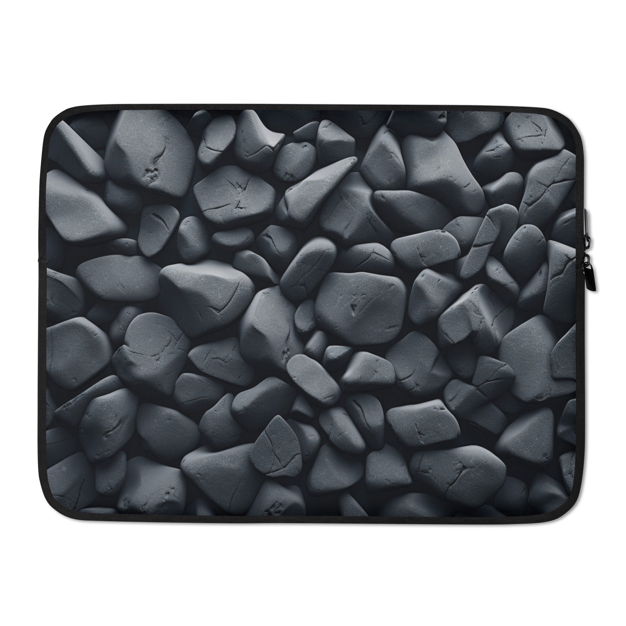 Hematite Rock Laptop Sleeve by Visual Verse - Image 1