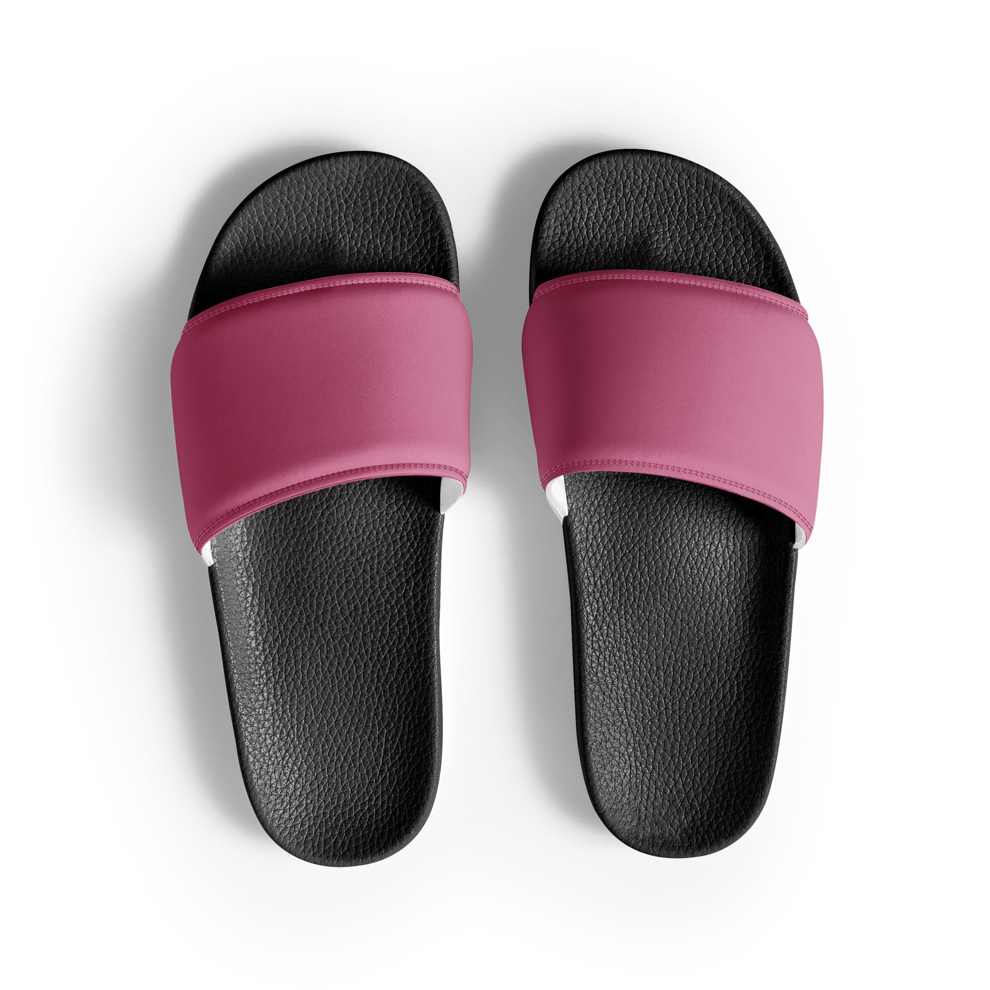 Hopbush Color Men's Slides by Visual Verse - Image 1