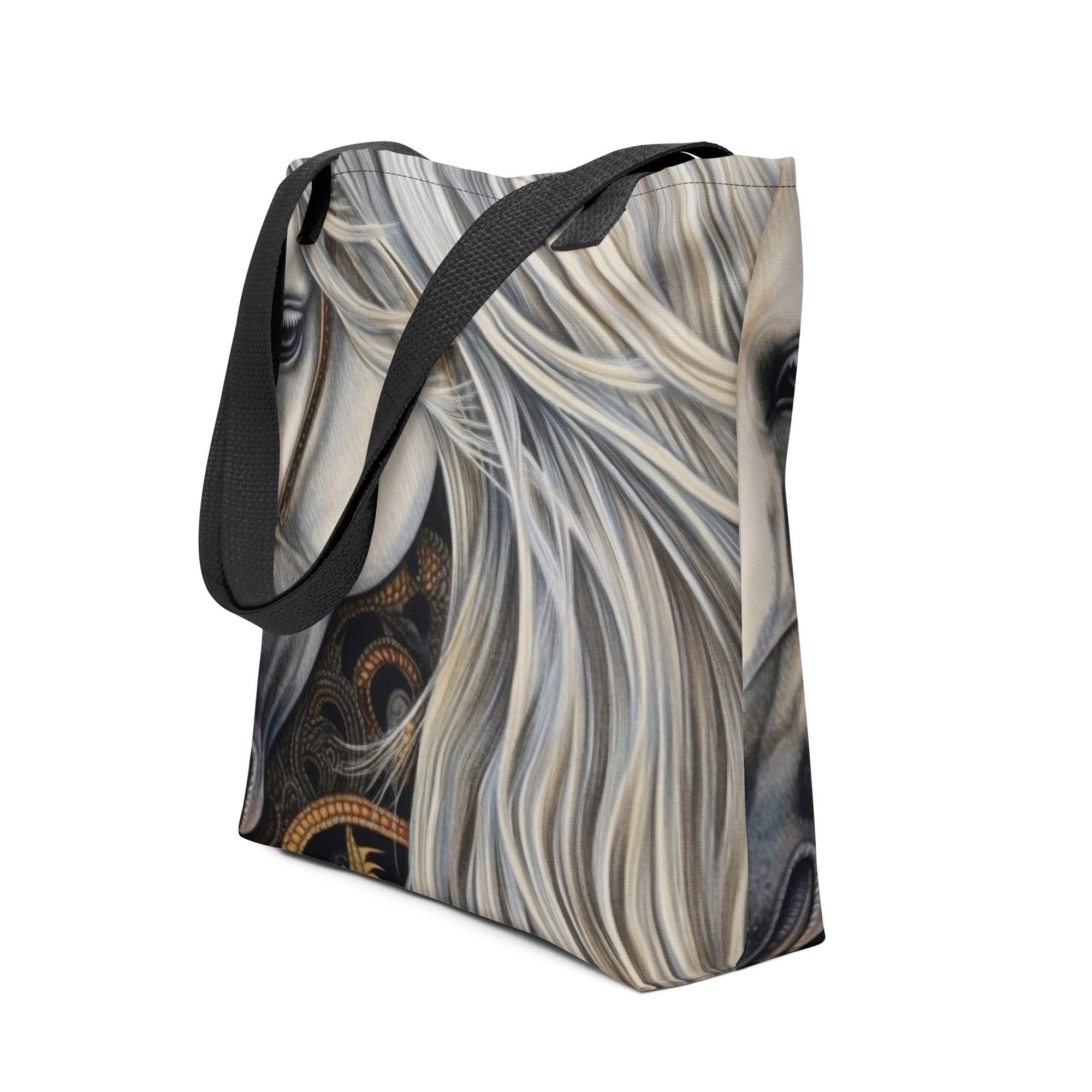 Horse Coat Tote Bag by Visual Verse - Image 1