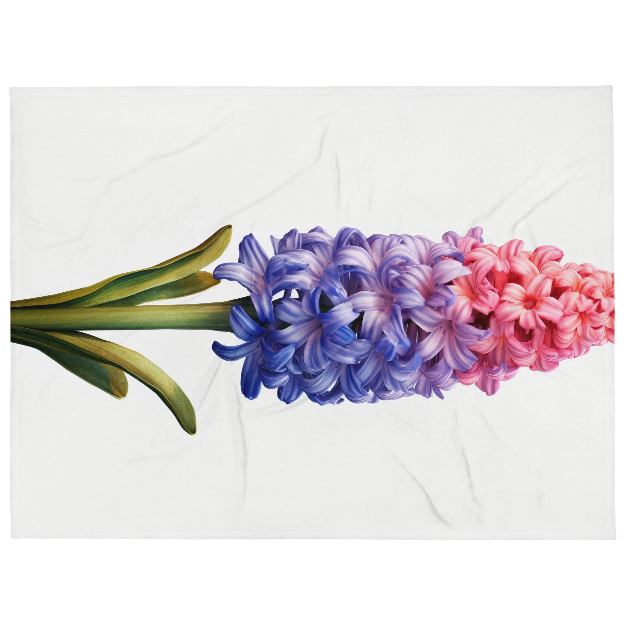 Hyacinth Flower Blanket by Visual Verse - Image 1