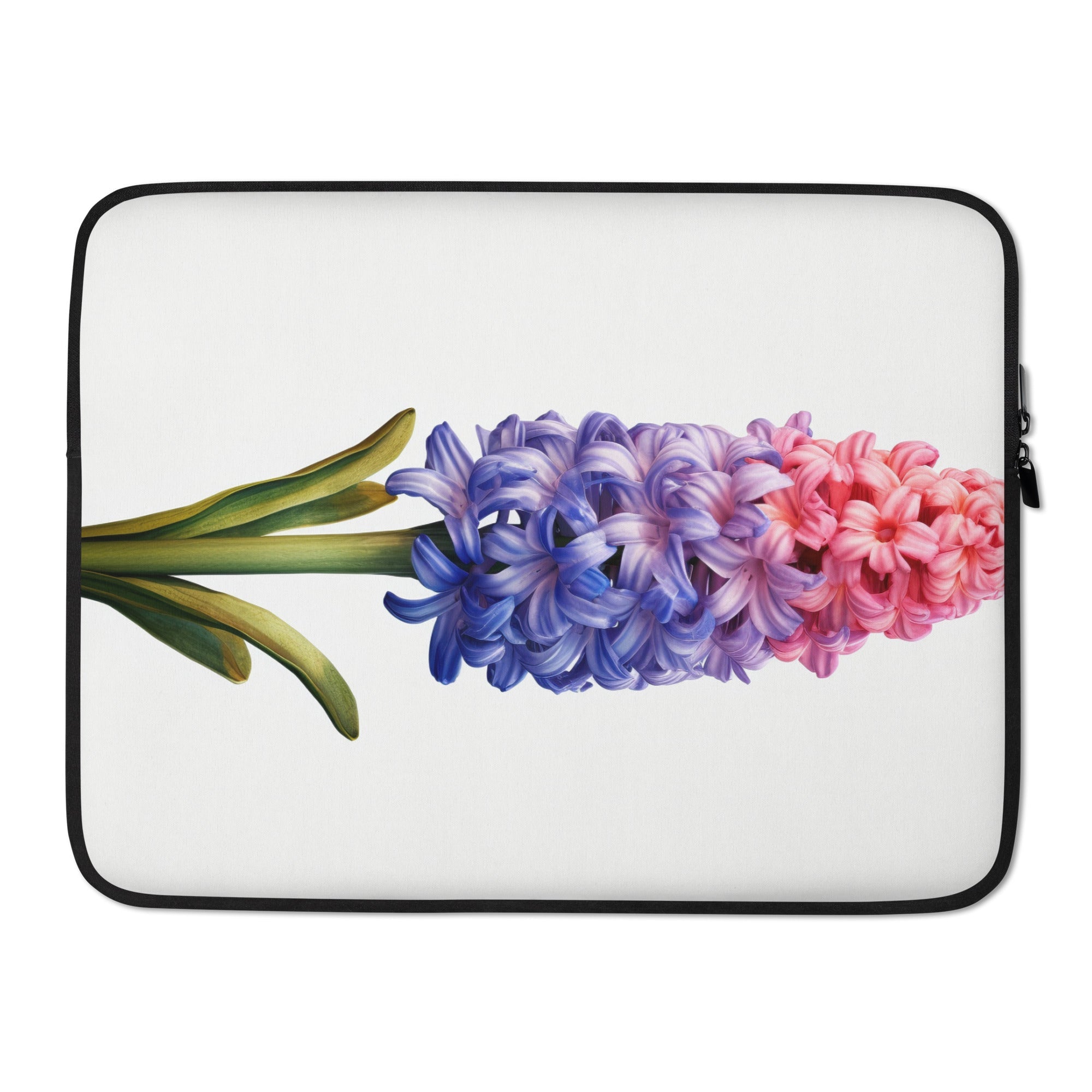 Hyacinth Flower Laptop Sleeve by Visual Verse - Image 1