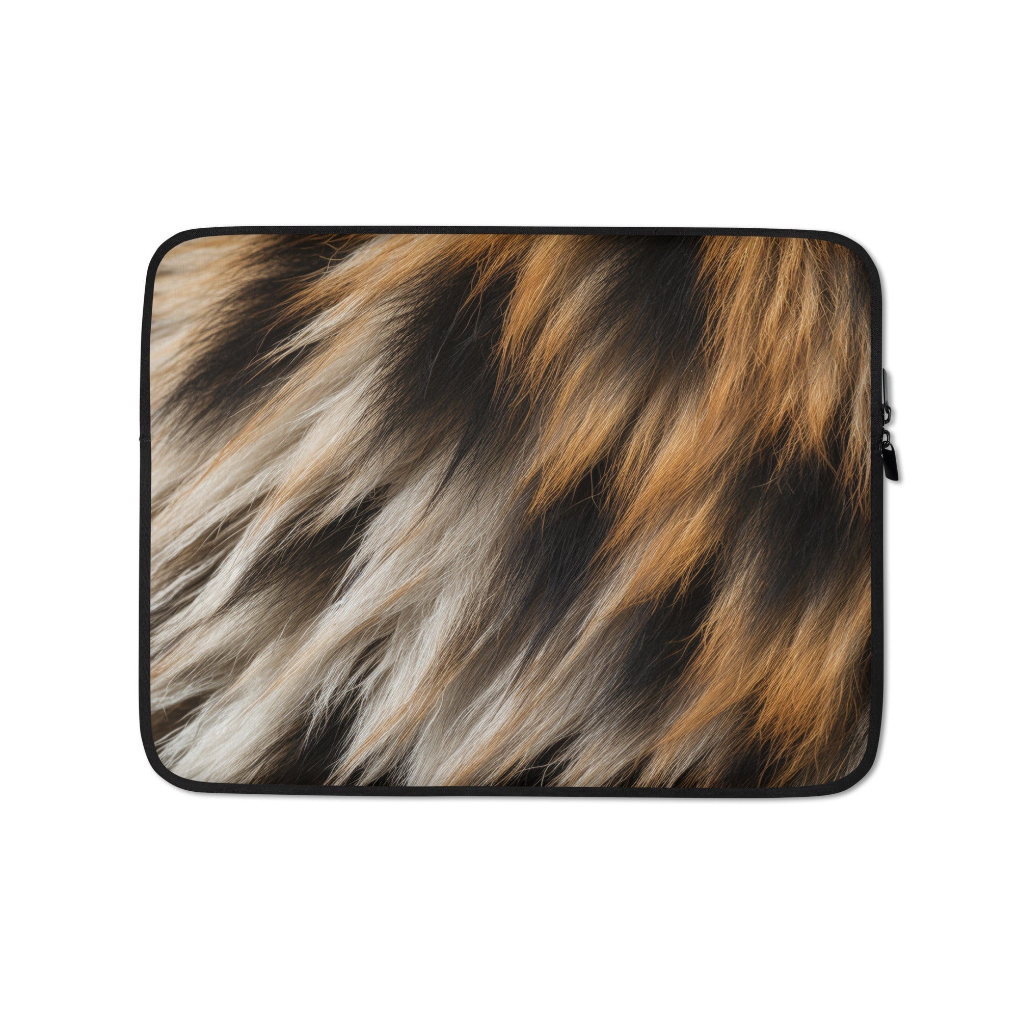 Hyena Fur Laptop Sleeve by Visual Verse - Image 2