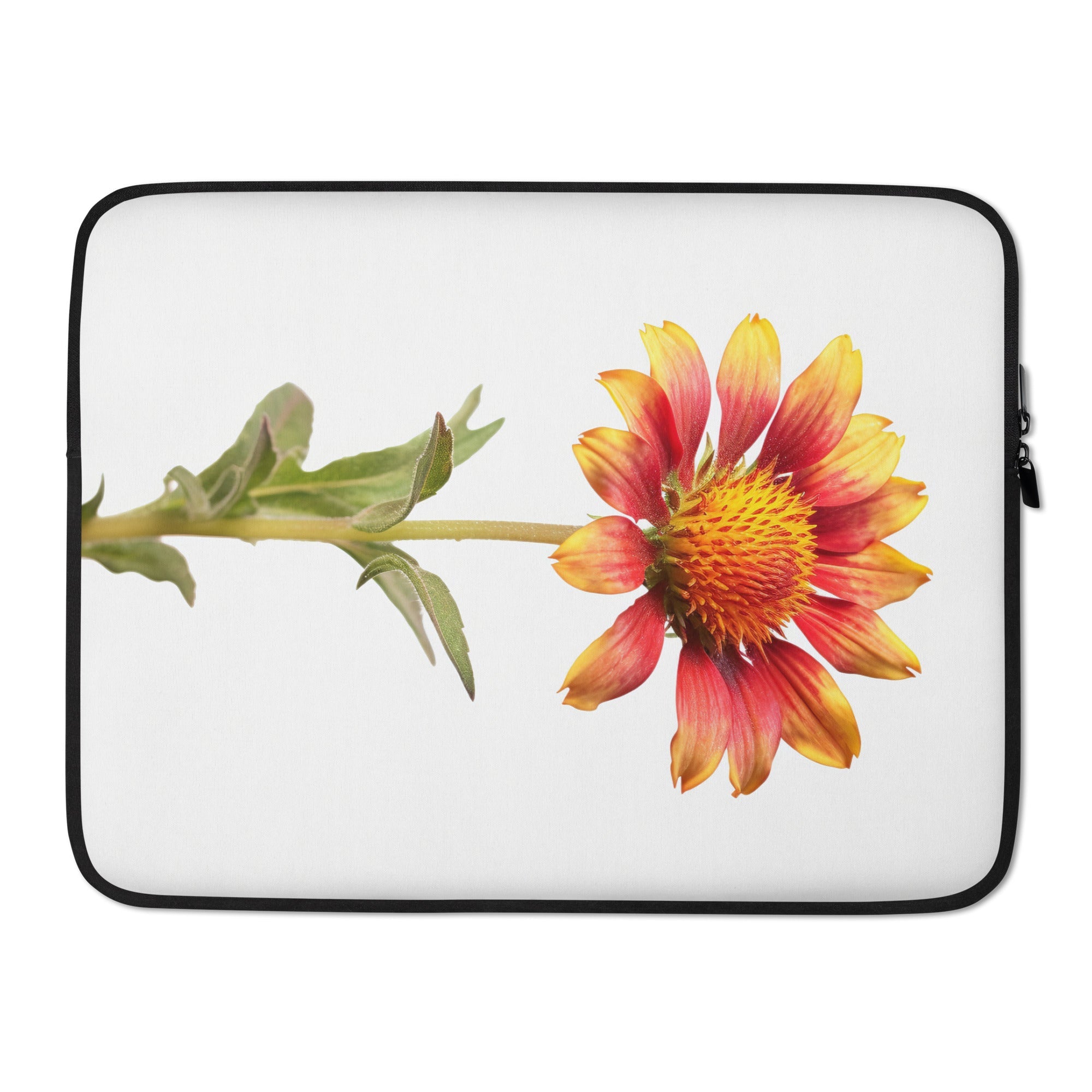 Indian Blanket Flower Laptop Sleeve by Visual Verse - Image 1