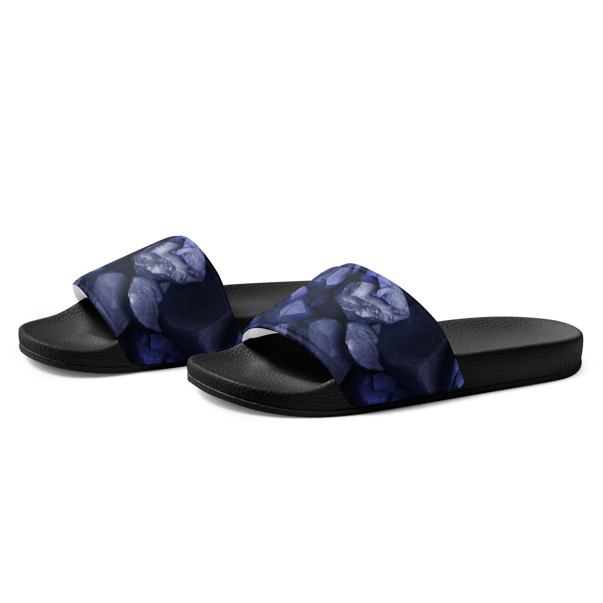 Iolite Rock Men's Slides by Visual Verse - Image 3