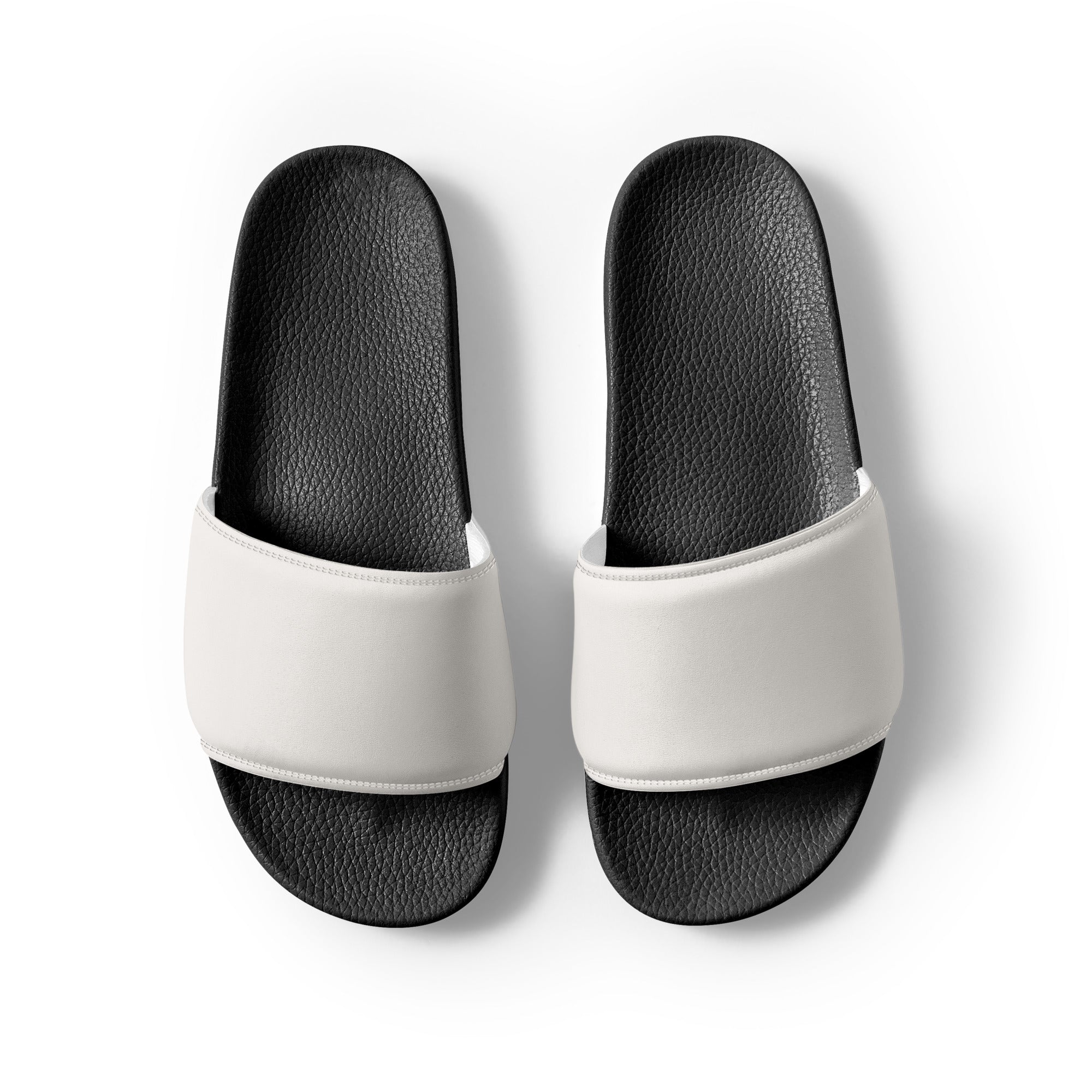 Isabelline Color Men's Slides by Visual Verse - Image 2