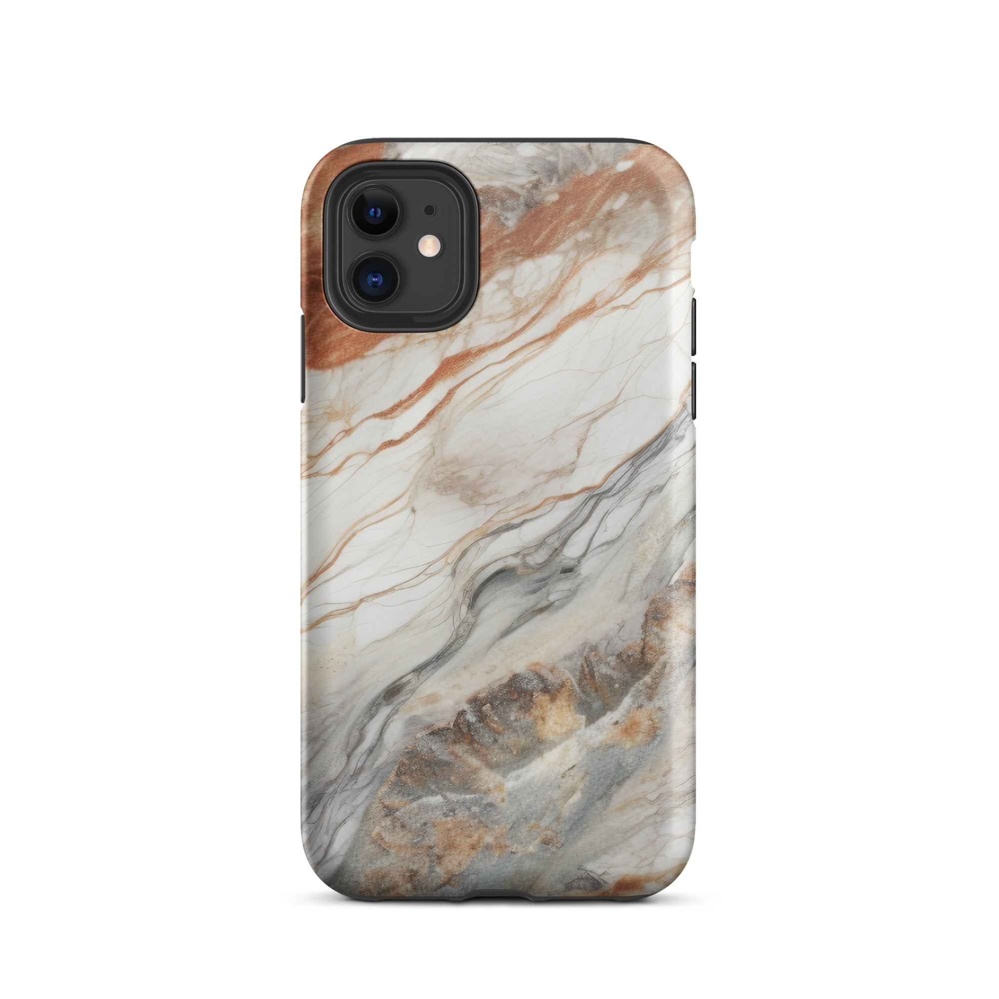 istic Ivory Granite iPhone Case by Visual Verse - Image 1