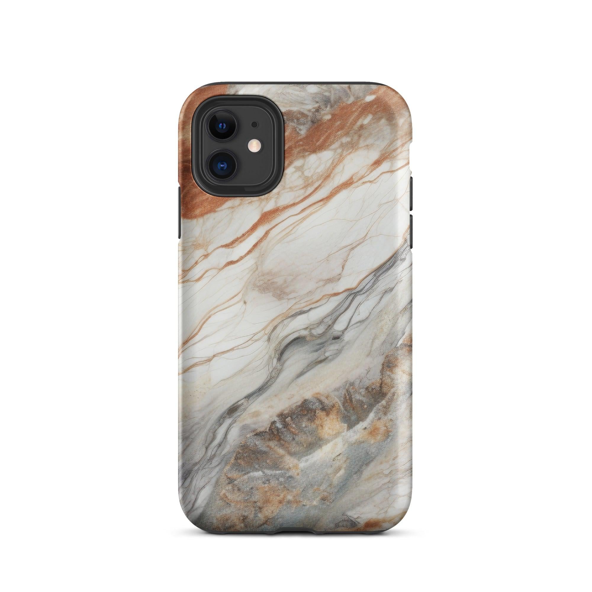 istic Ivory Granite iPhone Case by Visual Verse - Image 2