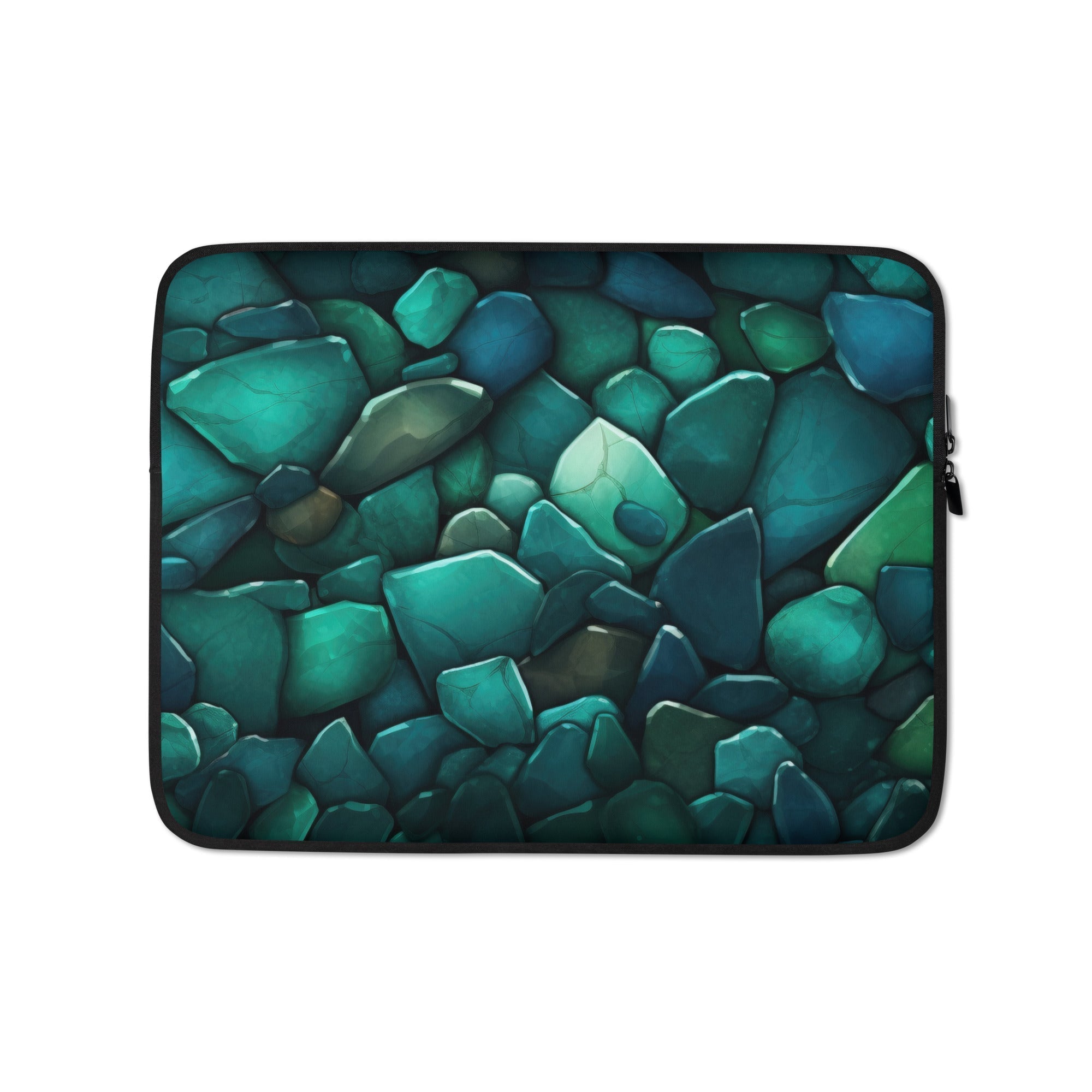 Jade Rock Laptop Sleeve by Visual Verse - Image 2