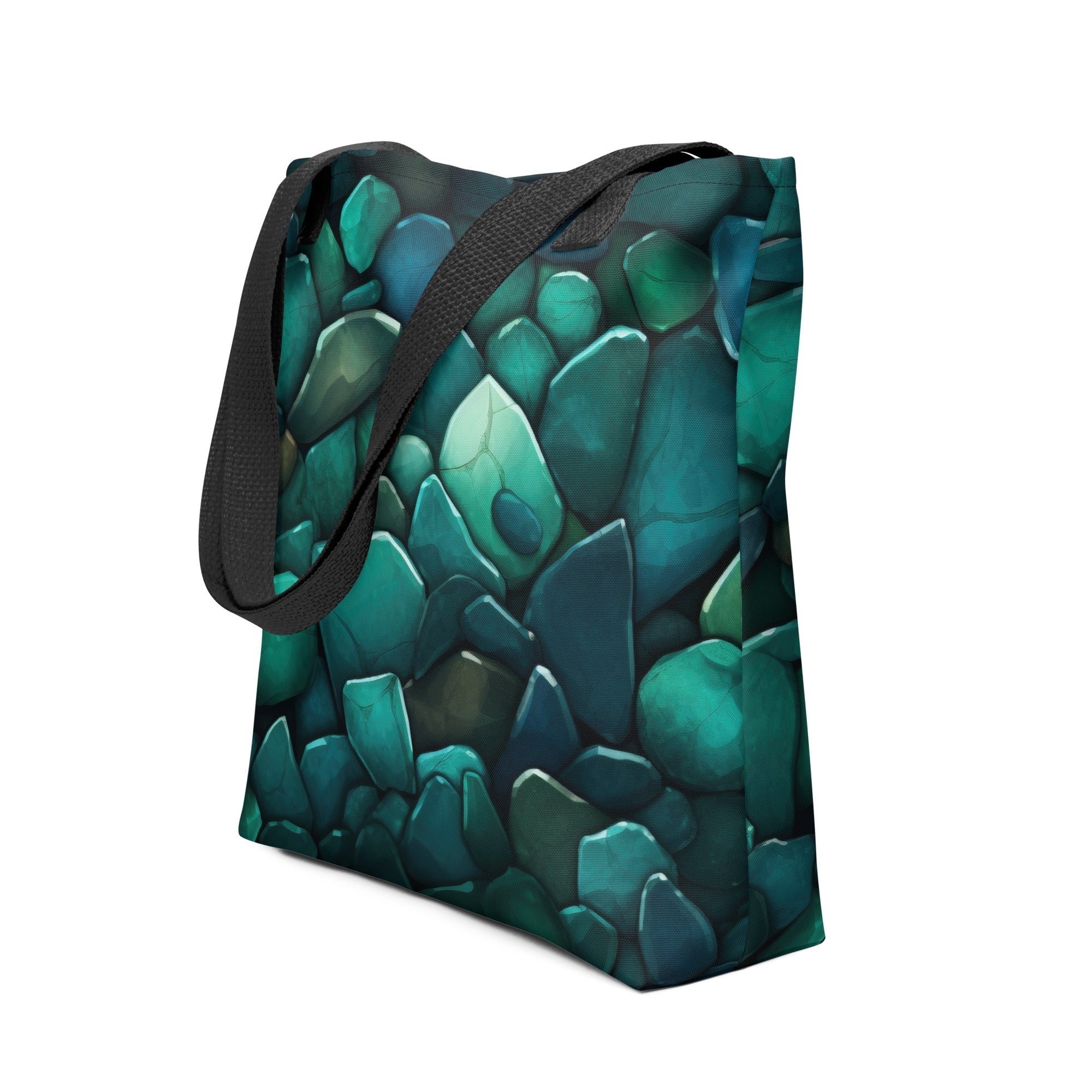 Jade Rock Tote Bag by Visual Verse - Image 1