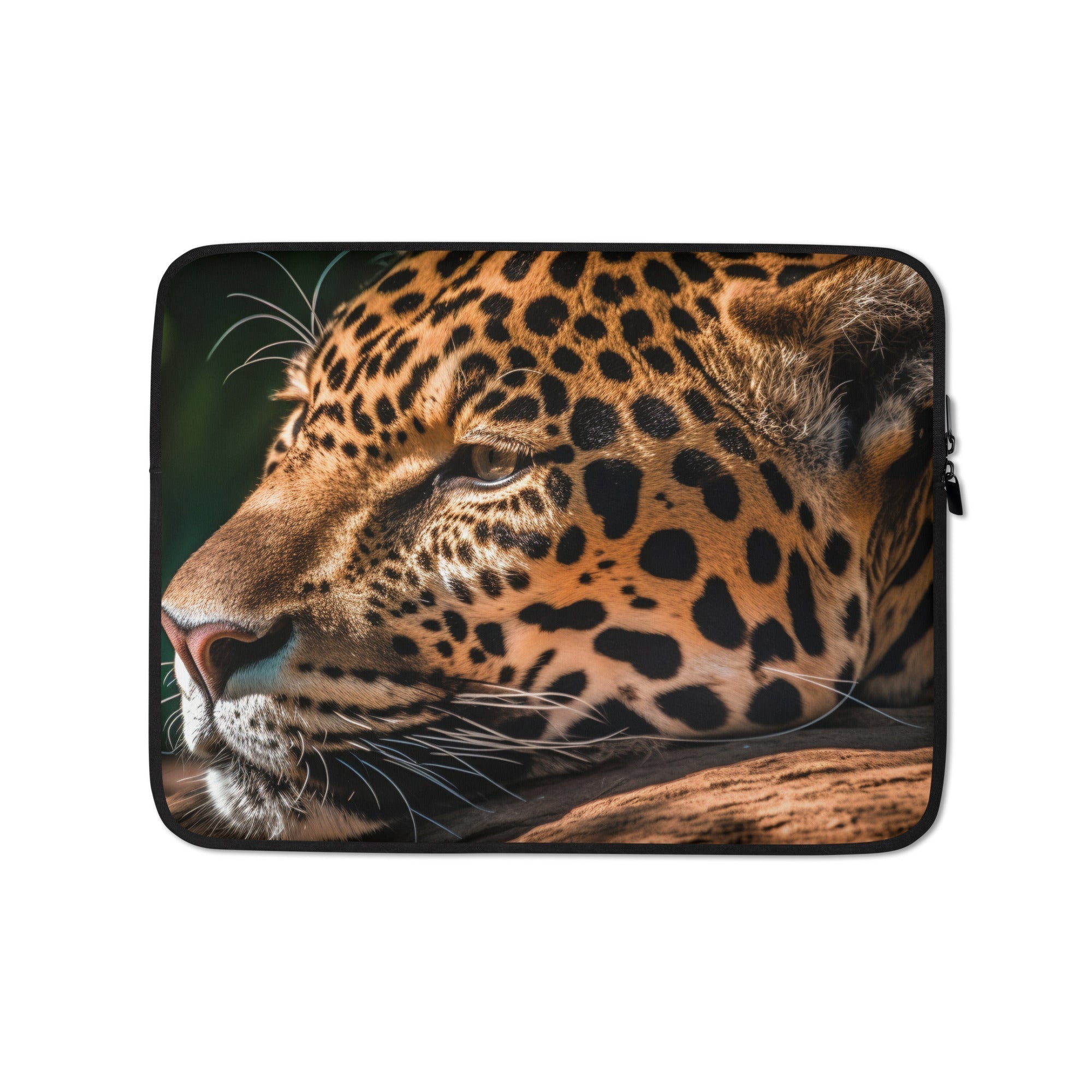 Jaguar Fur Laptop Sleeve by Visual Verse - Image 2