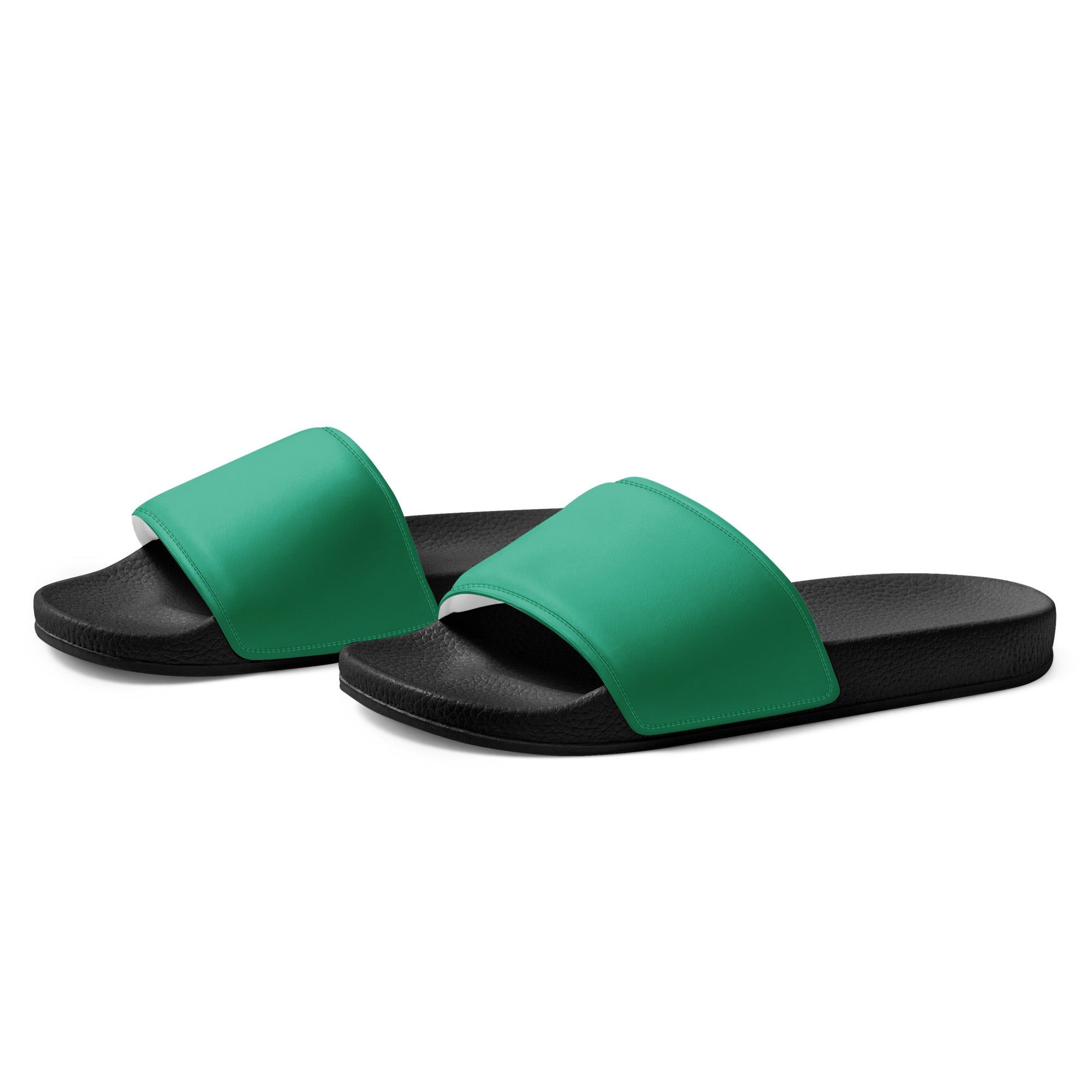 Jungle Color Men's Slides by Visual Verse - Image 3