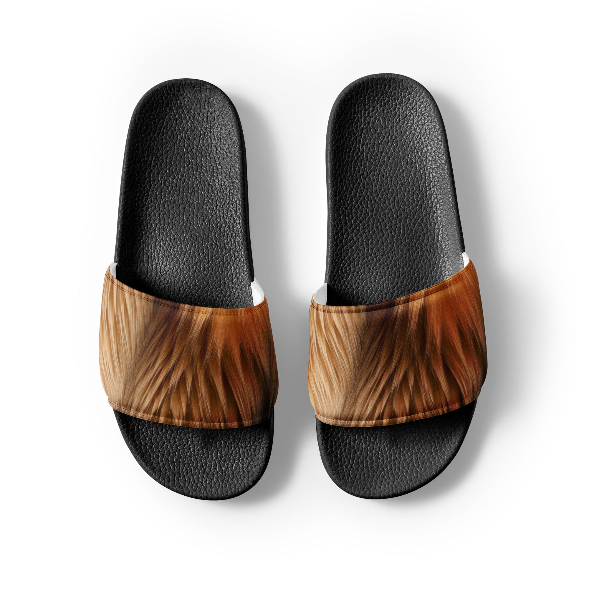 Kangaroo Hair Men's Slides by Visual Verse - Image 2