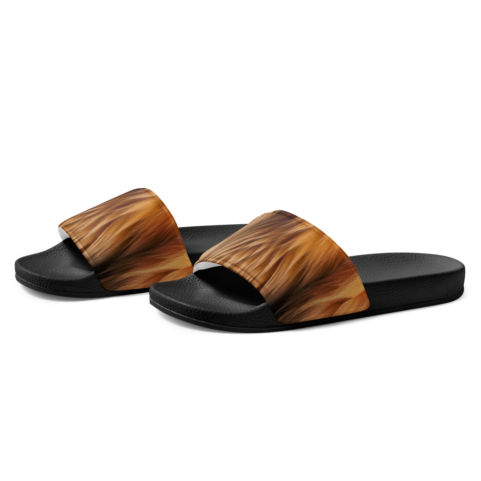 Kangaroo Hair Men's Slides by Visual Verse - Image 3