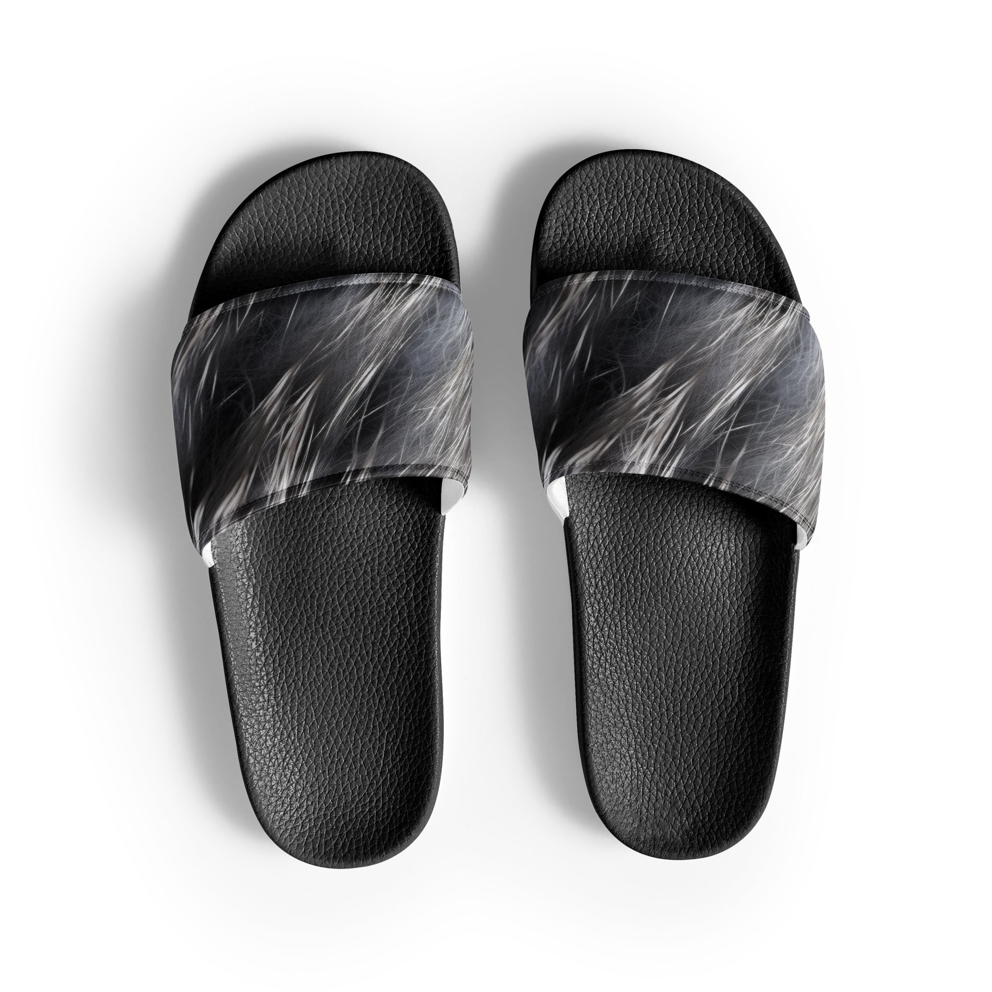 Koala Fur Men's Slides by Visual Verse - Image 1