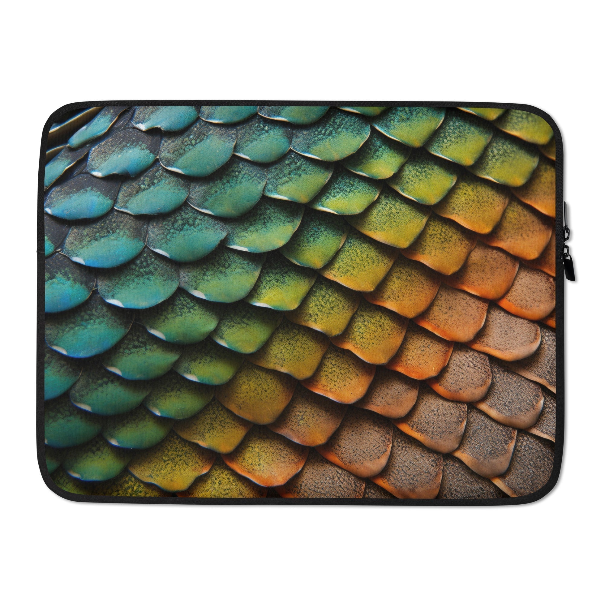 Komodo Dragon Scale Laptop Sleeve by Visual Verse - Image 1