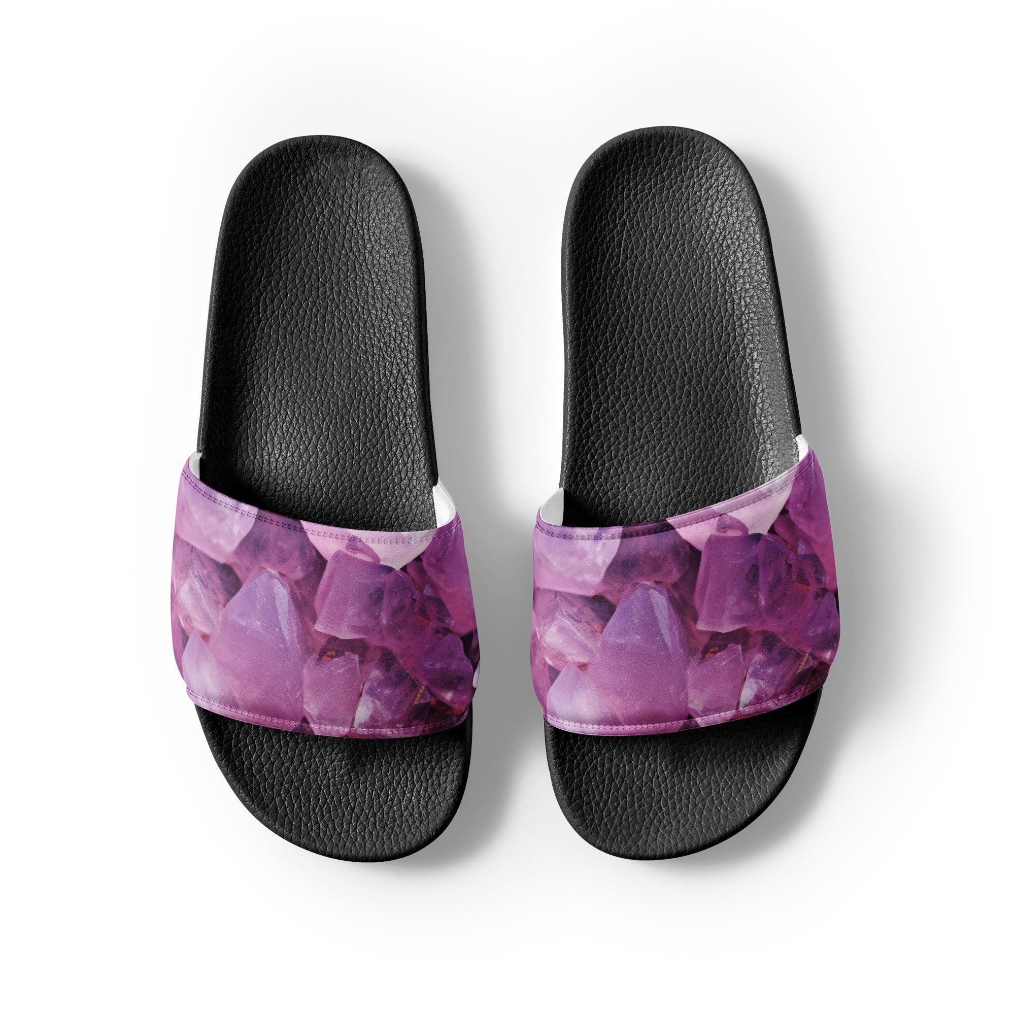 Kunzite Rock Men's Slides by Visual Verse - Image 2