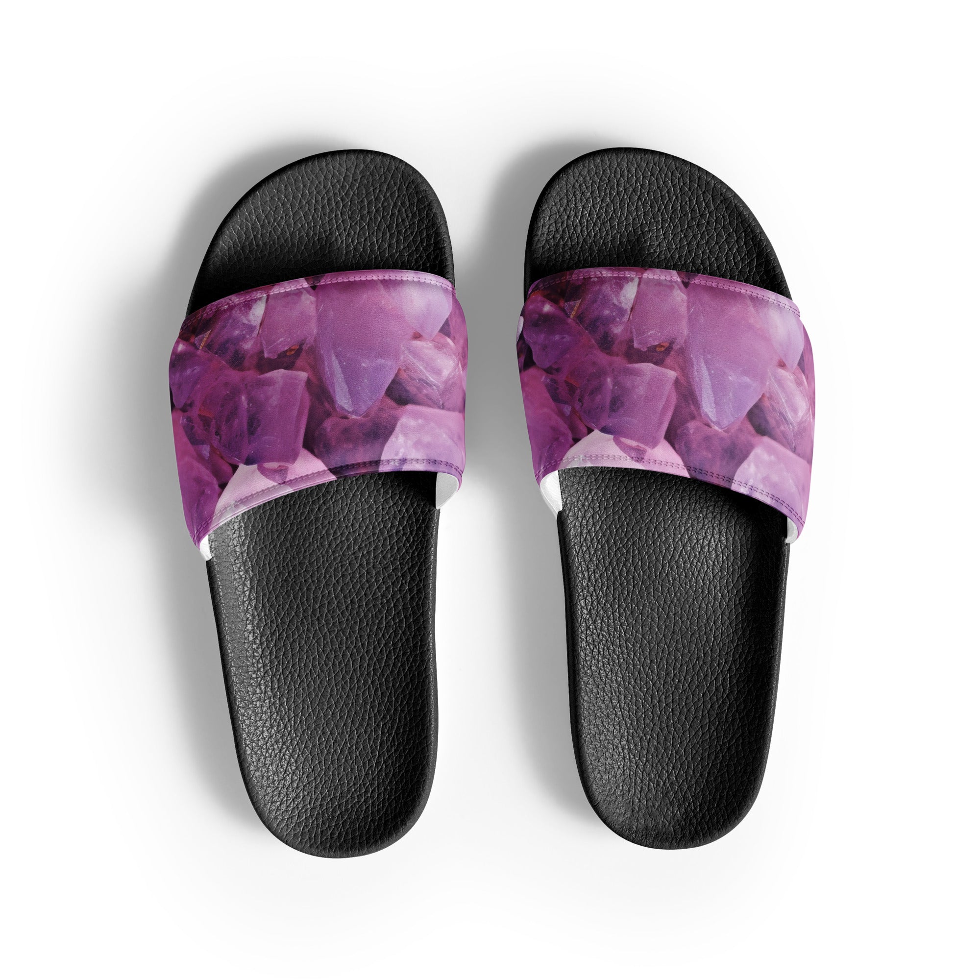 Kunzite Rock Women's Slides by Visual Verse - Image 1