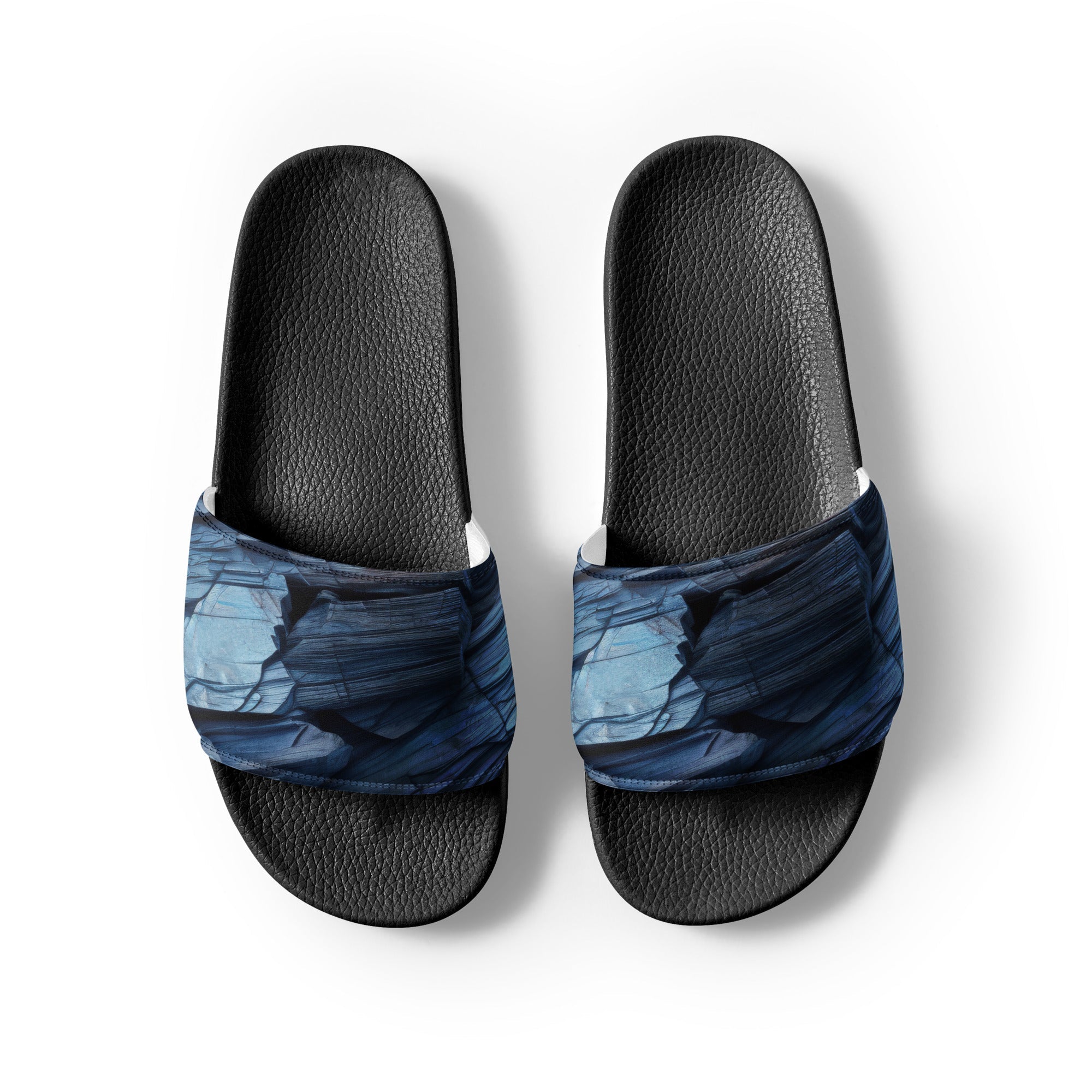 Kyanite Rock Men's Slides by Visual Verse - Image 2